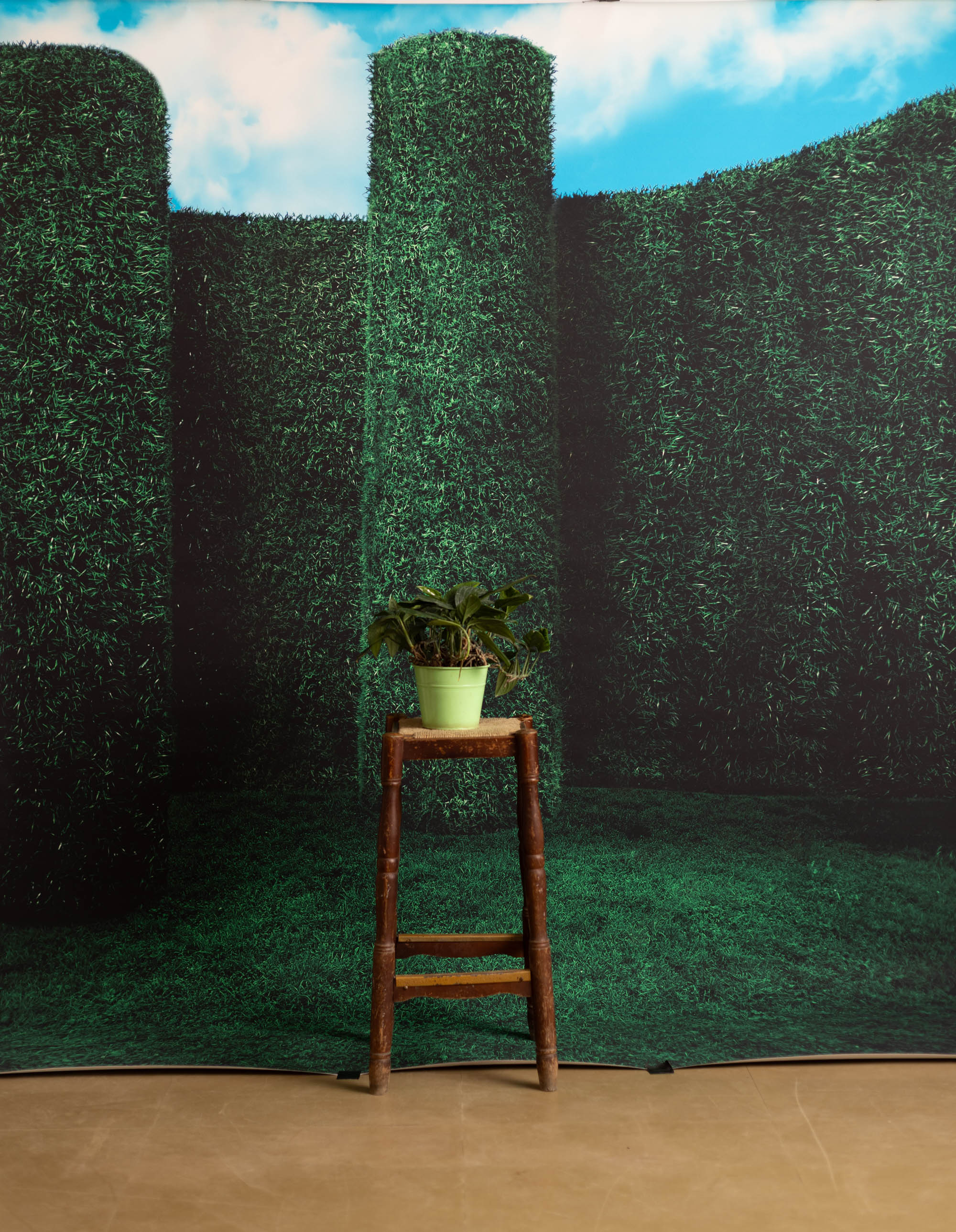 Emerald Estate Printed Paper Backdrop (RN#538) view 2