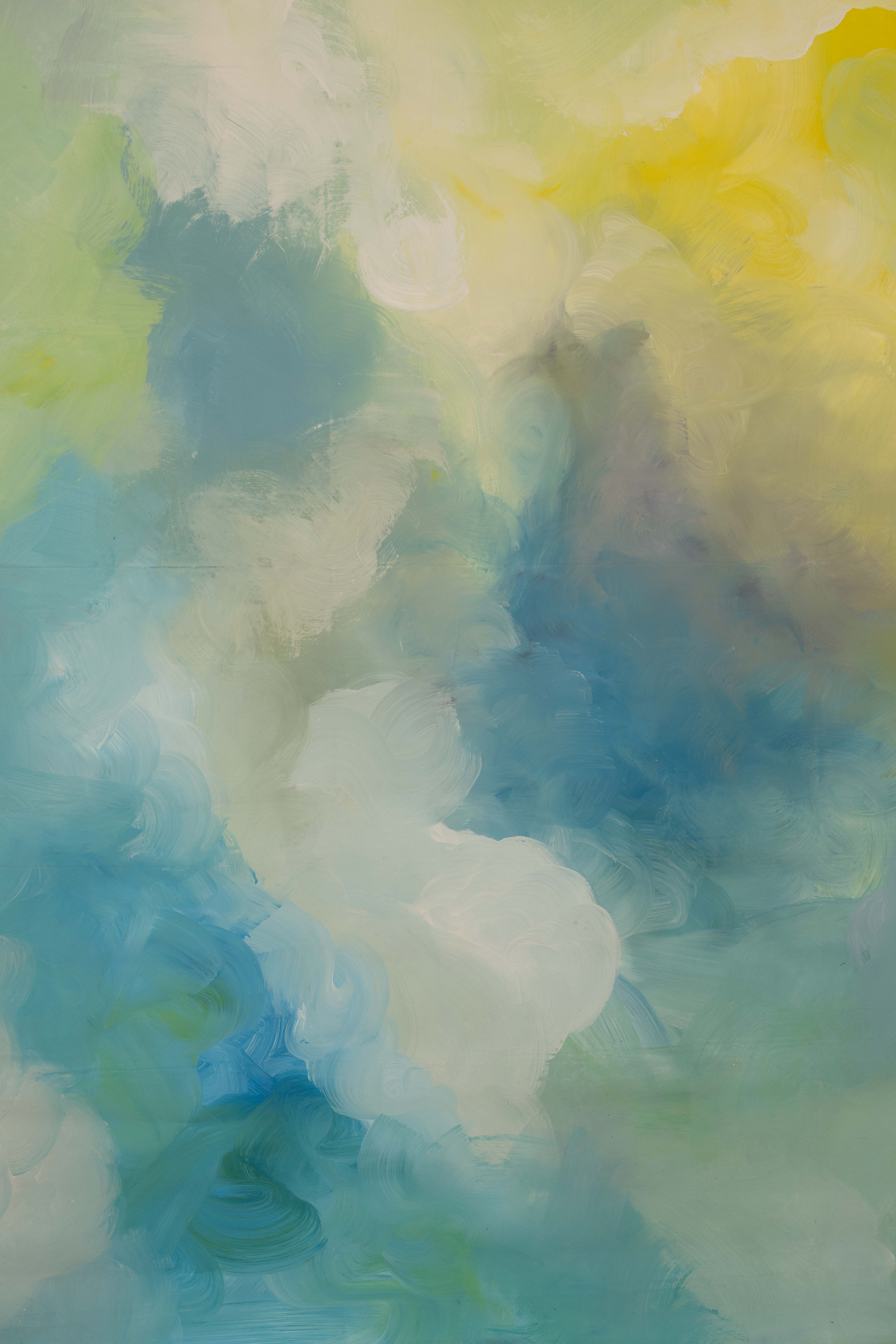 Blue Hosta Canvas Backdrop (RN#239) view 3