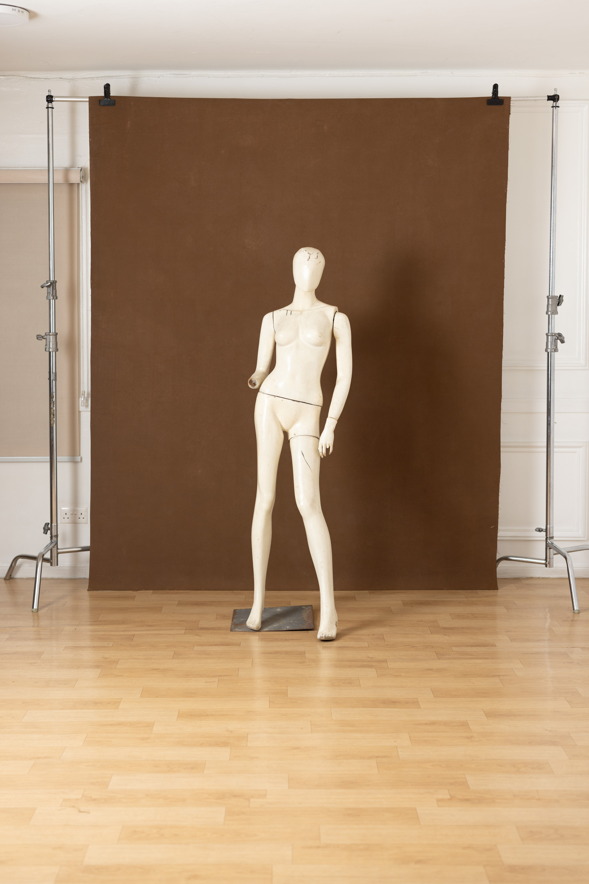 Earthy Walnut Painted Canvas Backdrop (RN#482) view 4