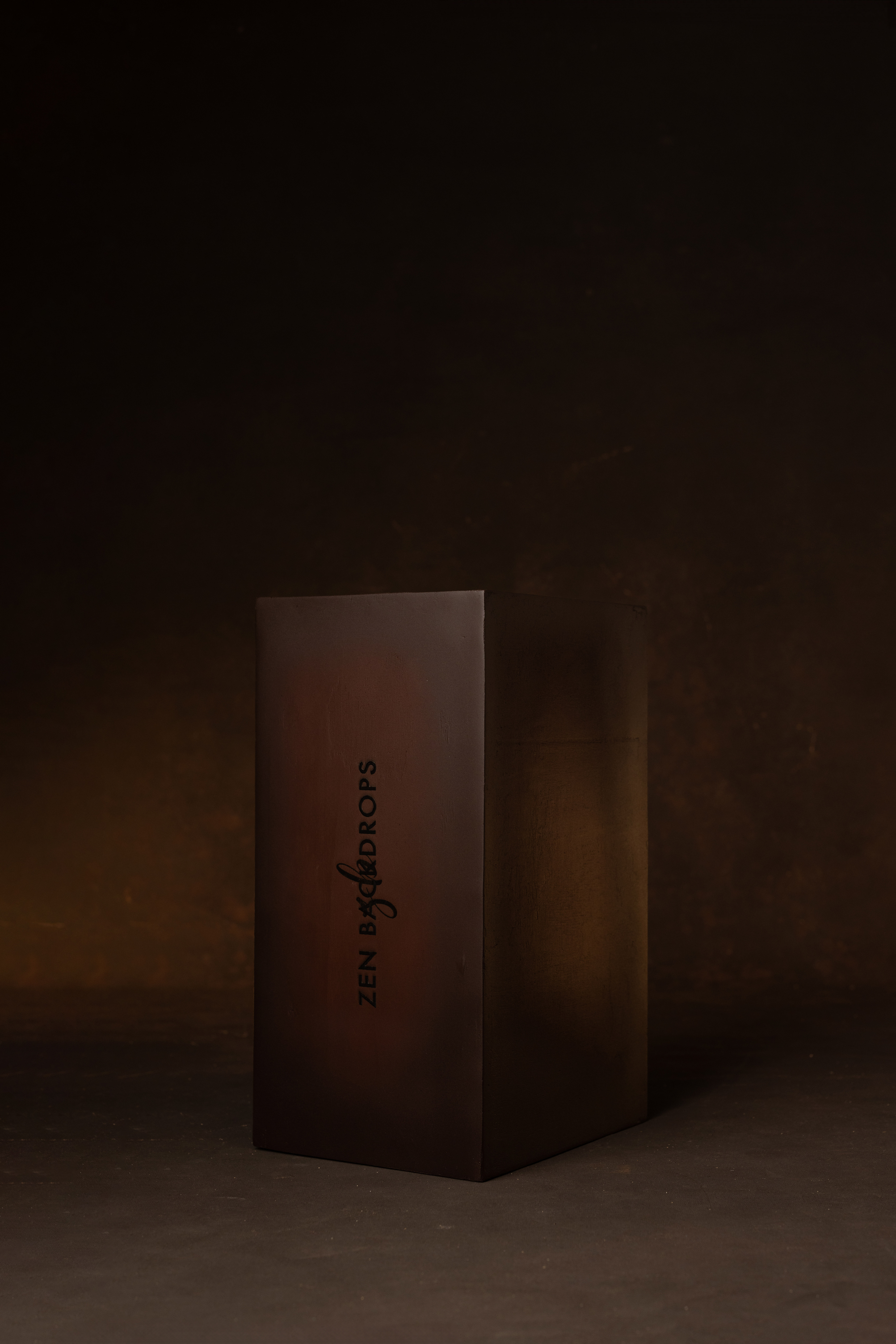 LARGE DARK BROWN APPLE BOX view 2