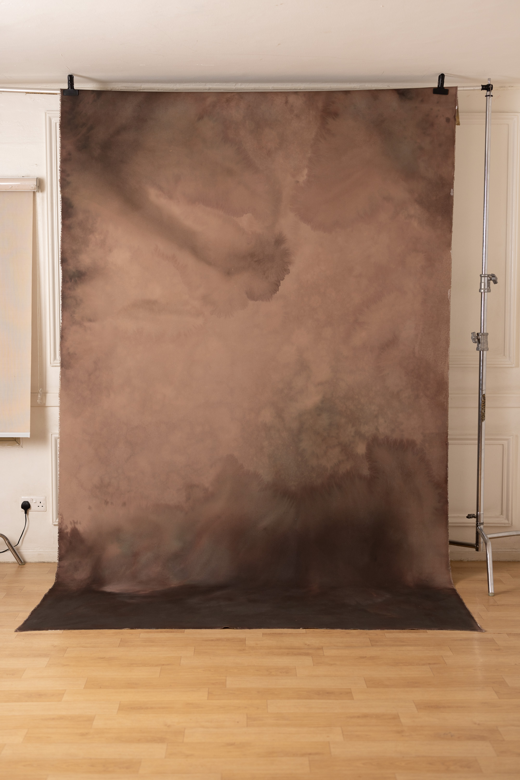 Cashmere Coffee Painted Canvas Backdrop (RN#461) view 7
