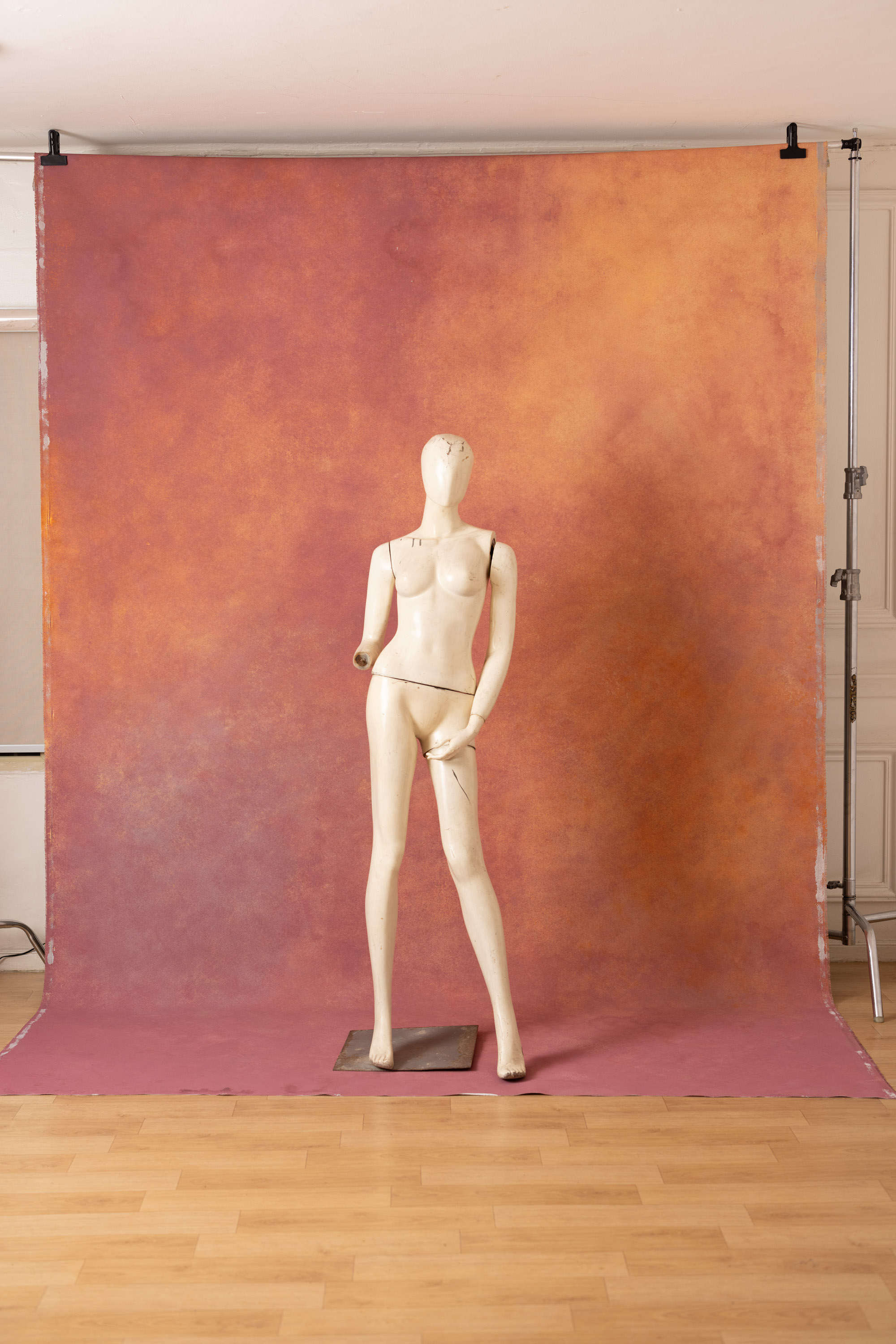 Cinder Mist Painted Canvas Backdrop (RN#460) view 9