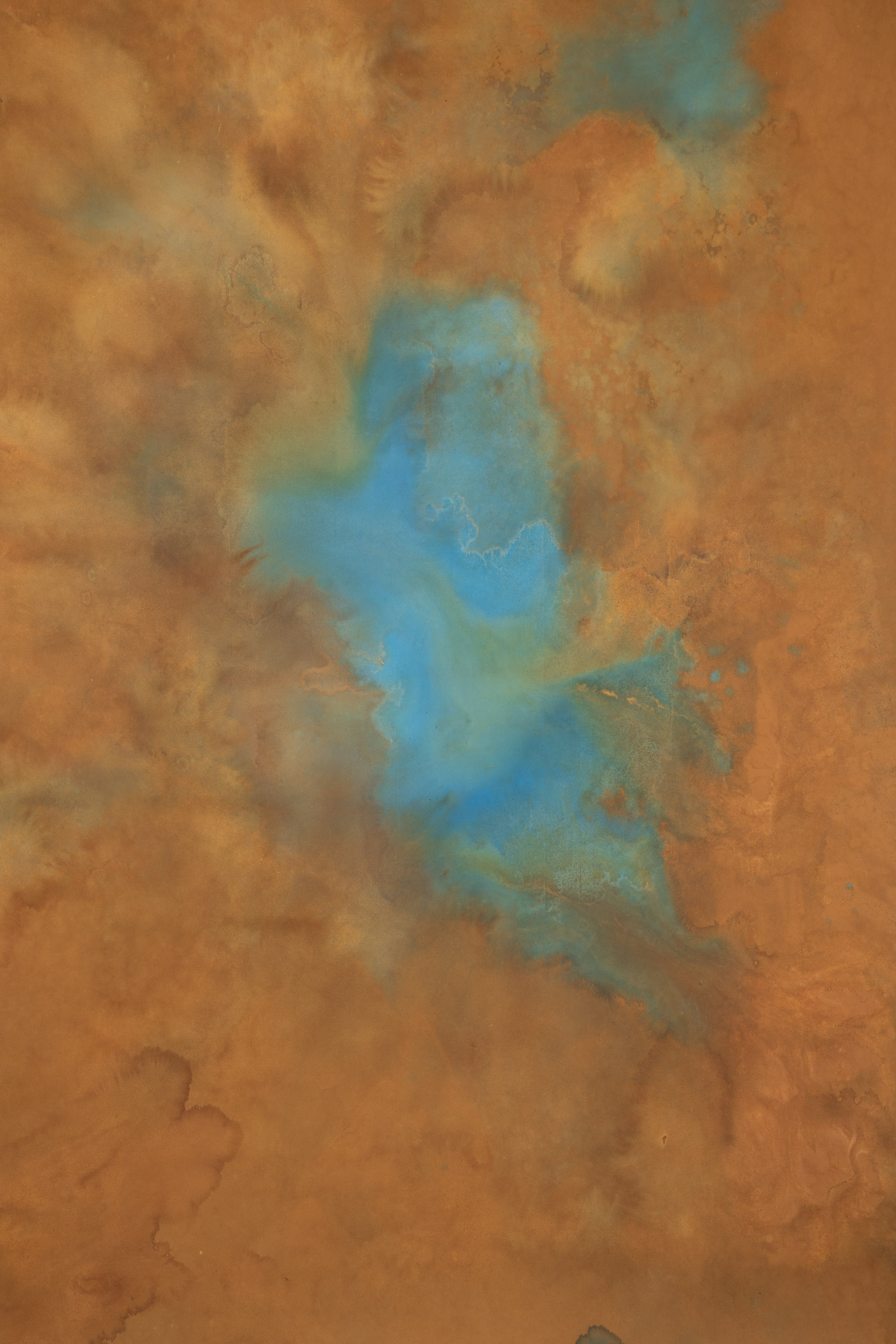 Viridian Mint Painted Canvas Backdrop (RN#455) view 2