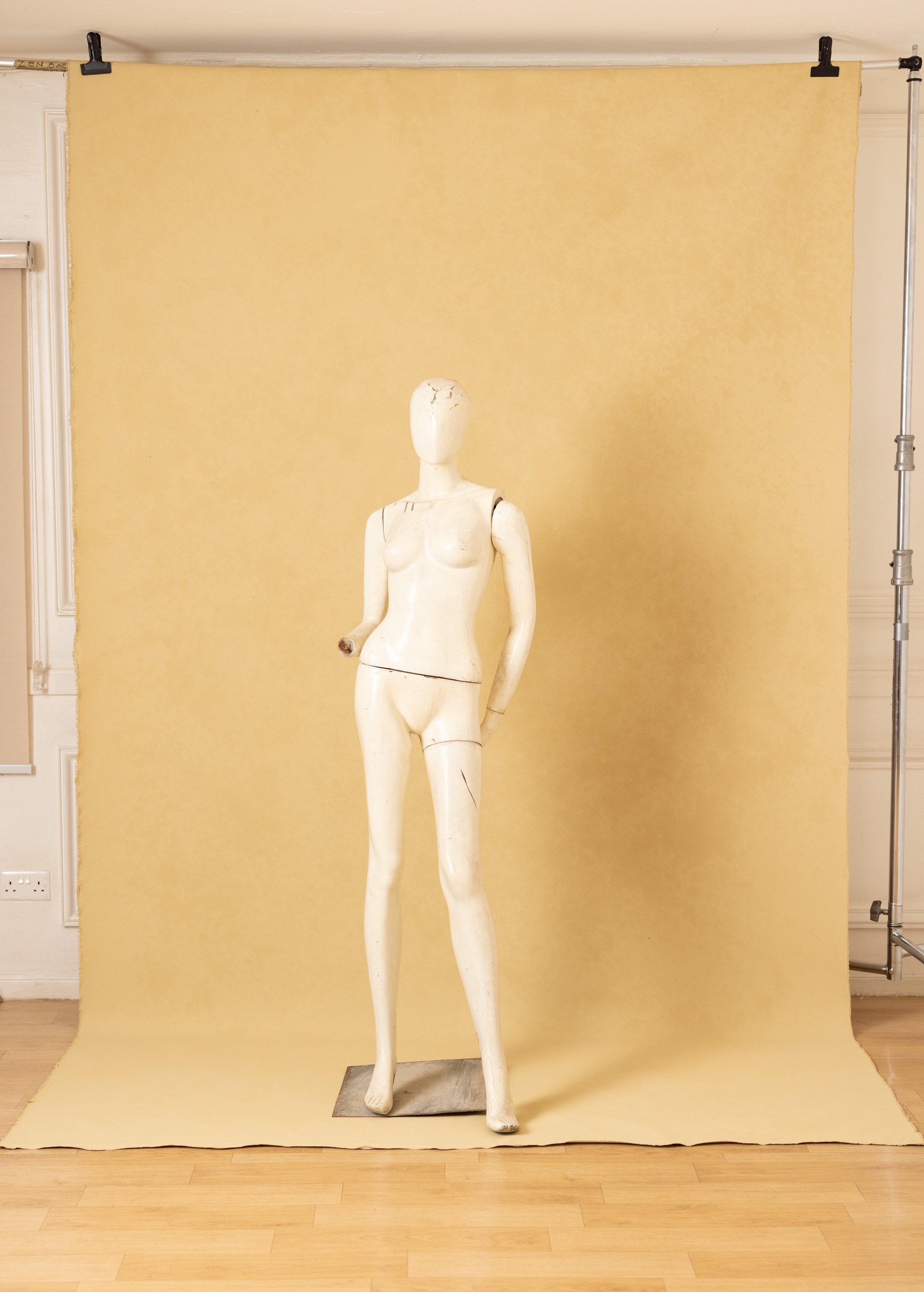 Sand Beige Painted Canvas Backdrop(RN#440) view 5