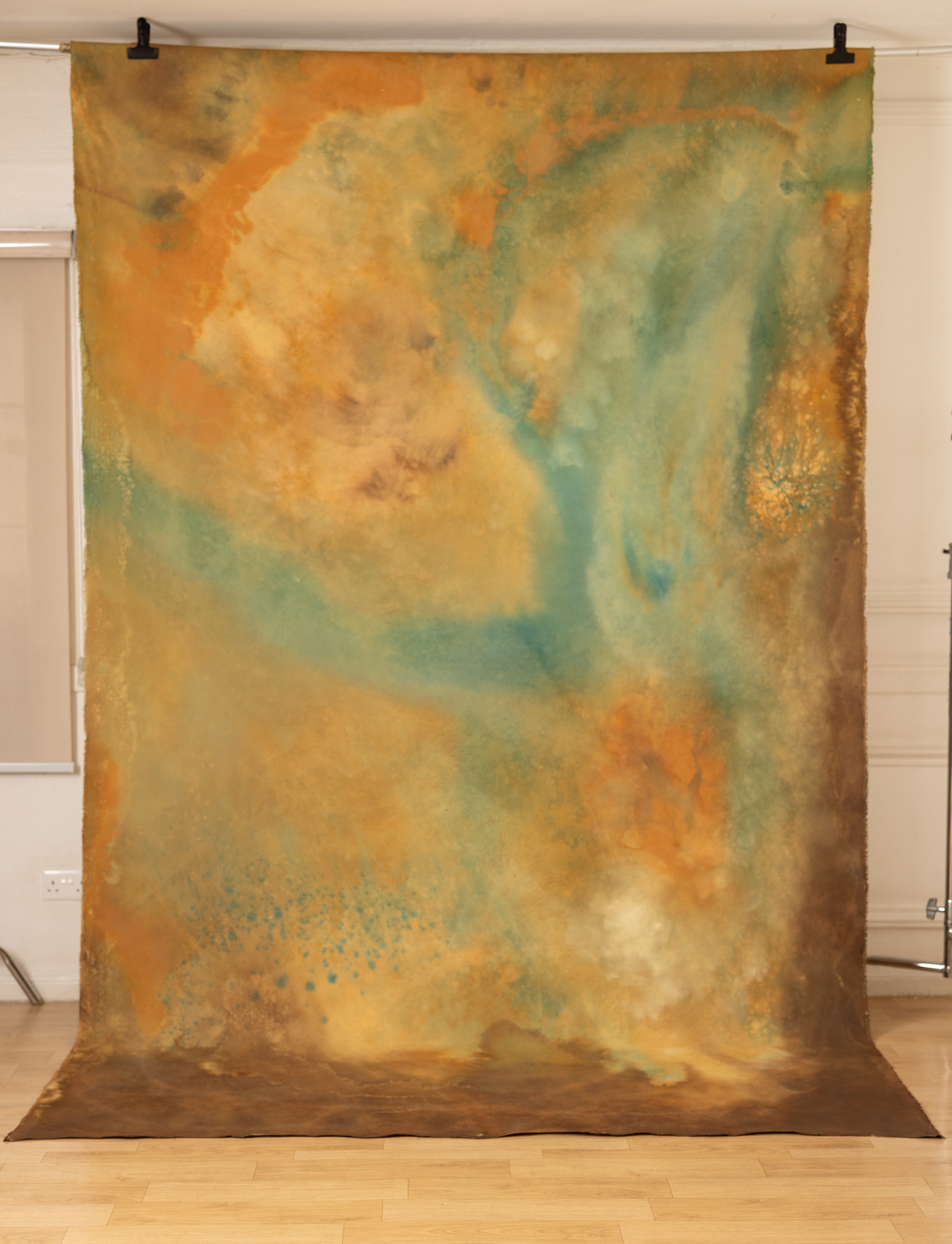 Limed Oak Painted Canvas Backdrop(RN441) view 3