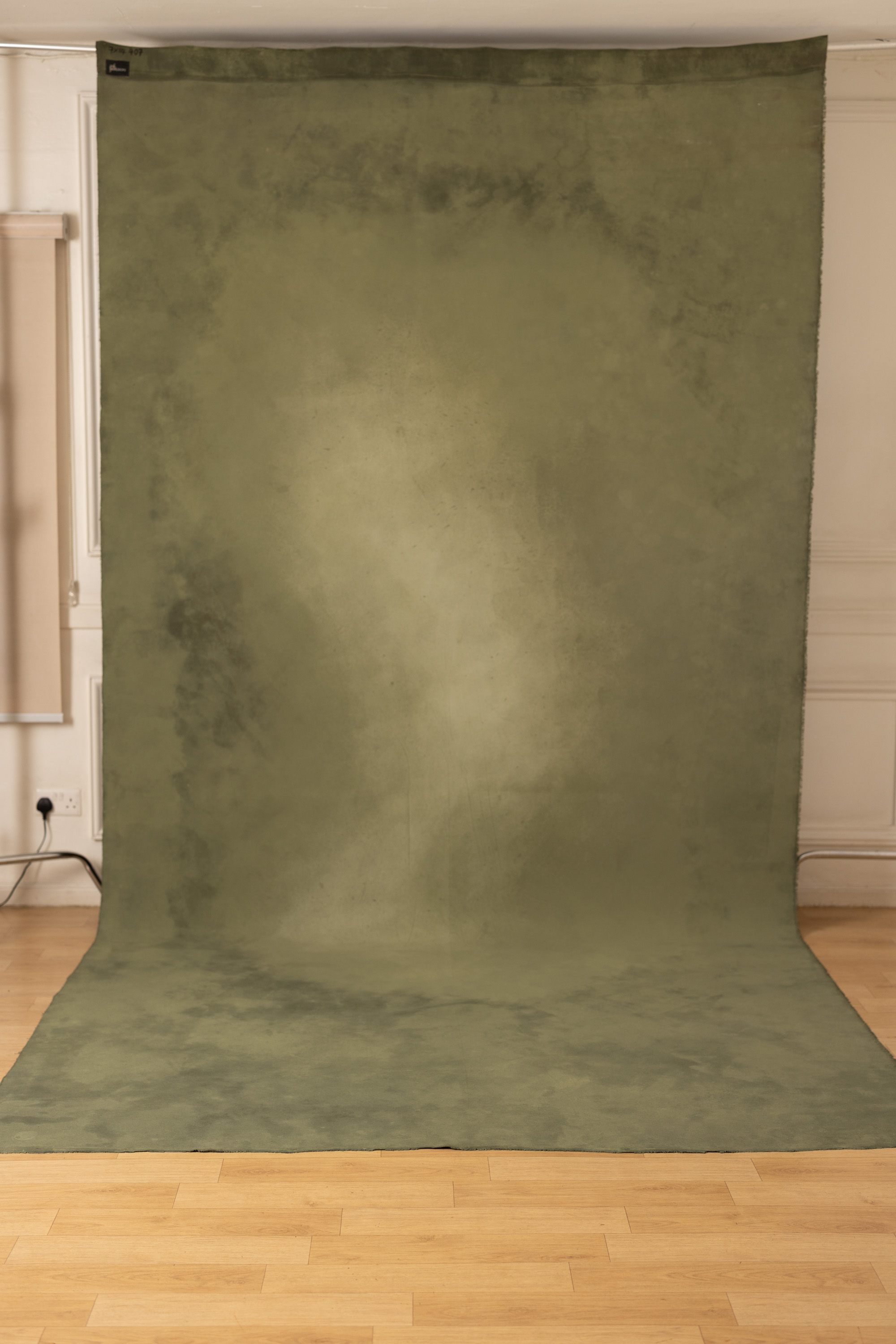 Burning Bush and Flax Painted Canvas Backdrop (SL#407) view 4