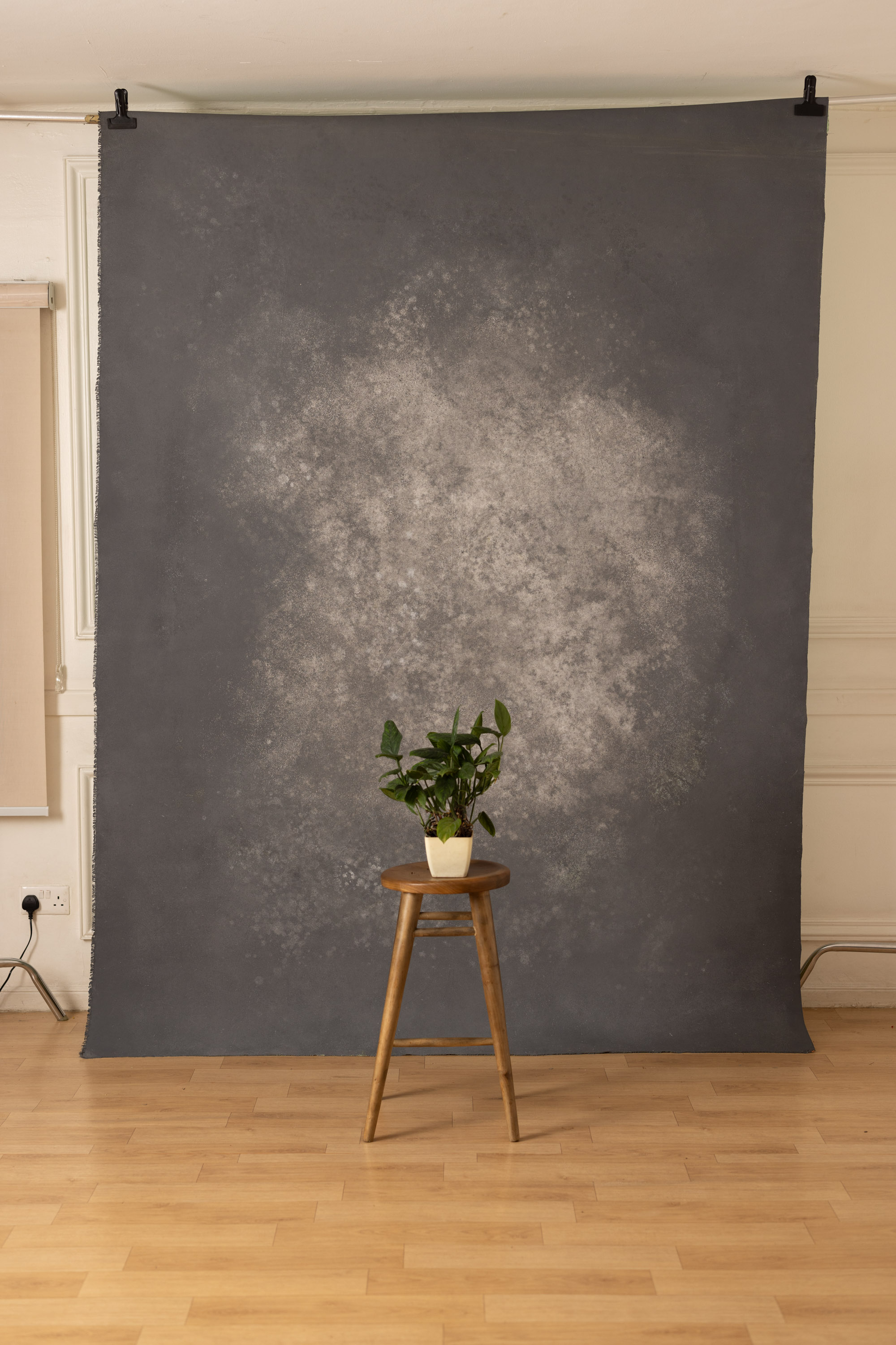 Wheatfield and Cloudy Painted Canvas Backdrop (RN#409) view 6