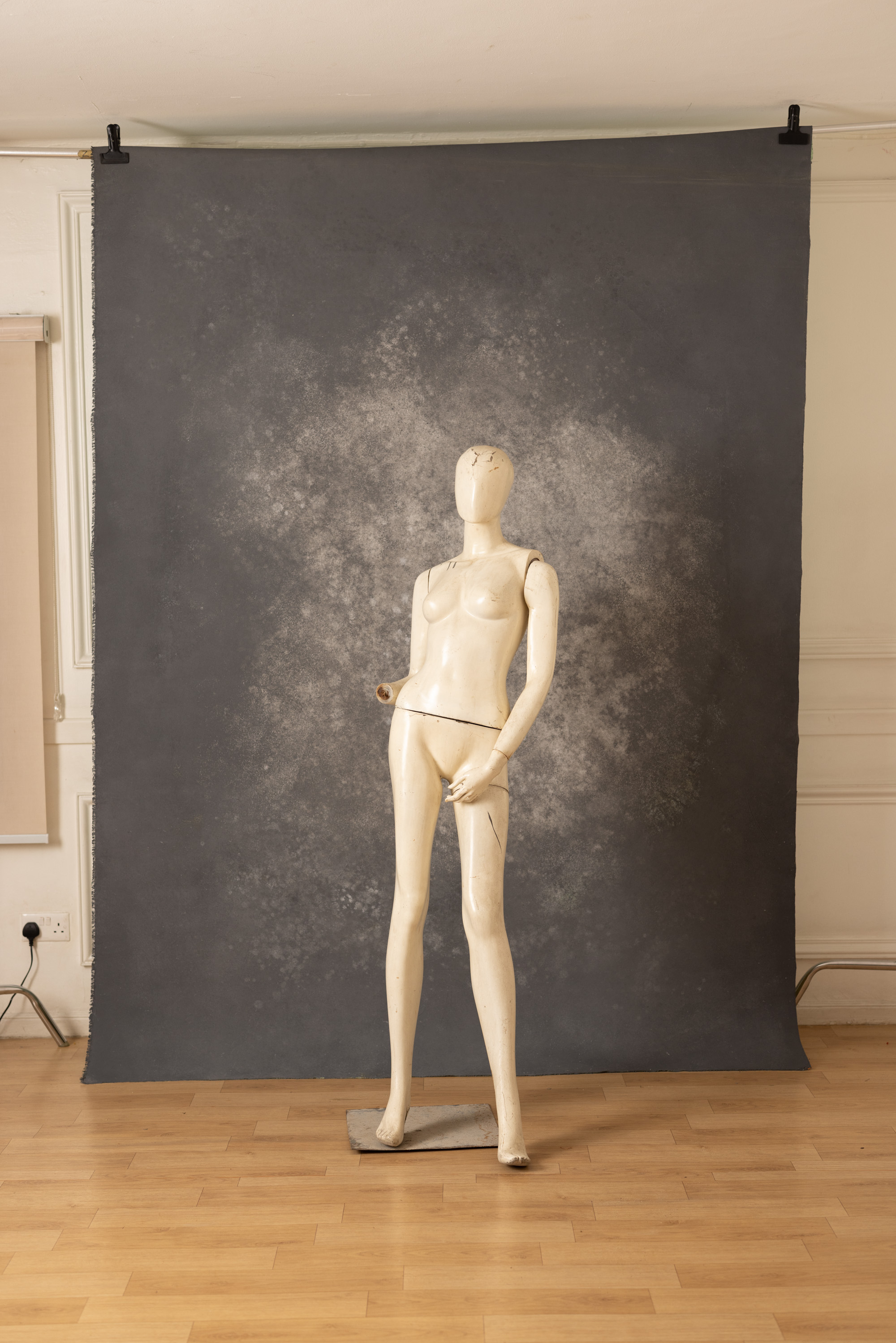 Wheatfield and Cloudy Painted Canvas Backdrop (RN#409) view 8