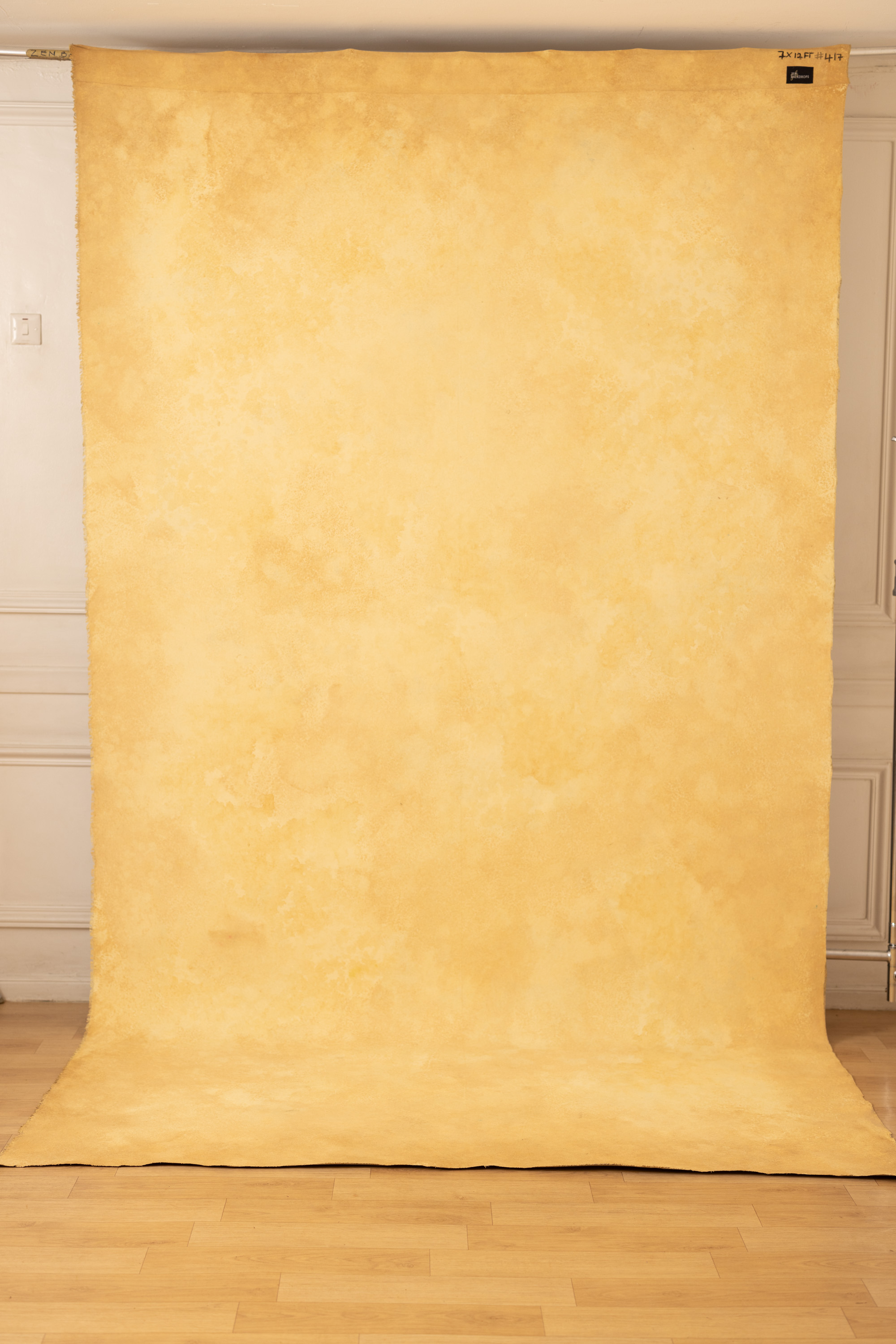 Sand and Muddy Waters Painted Canvas Backdrop (RN#417) view 3