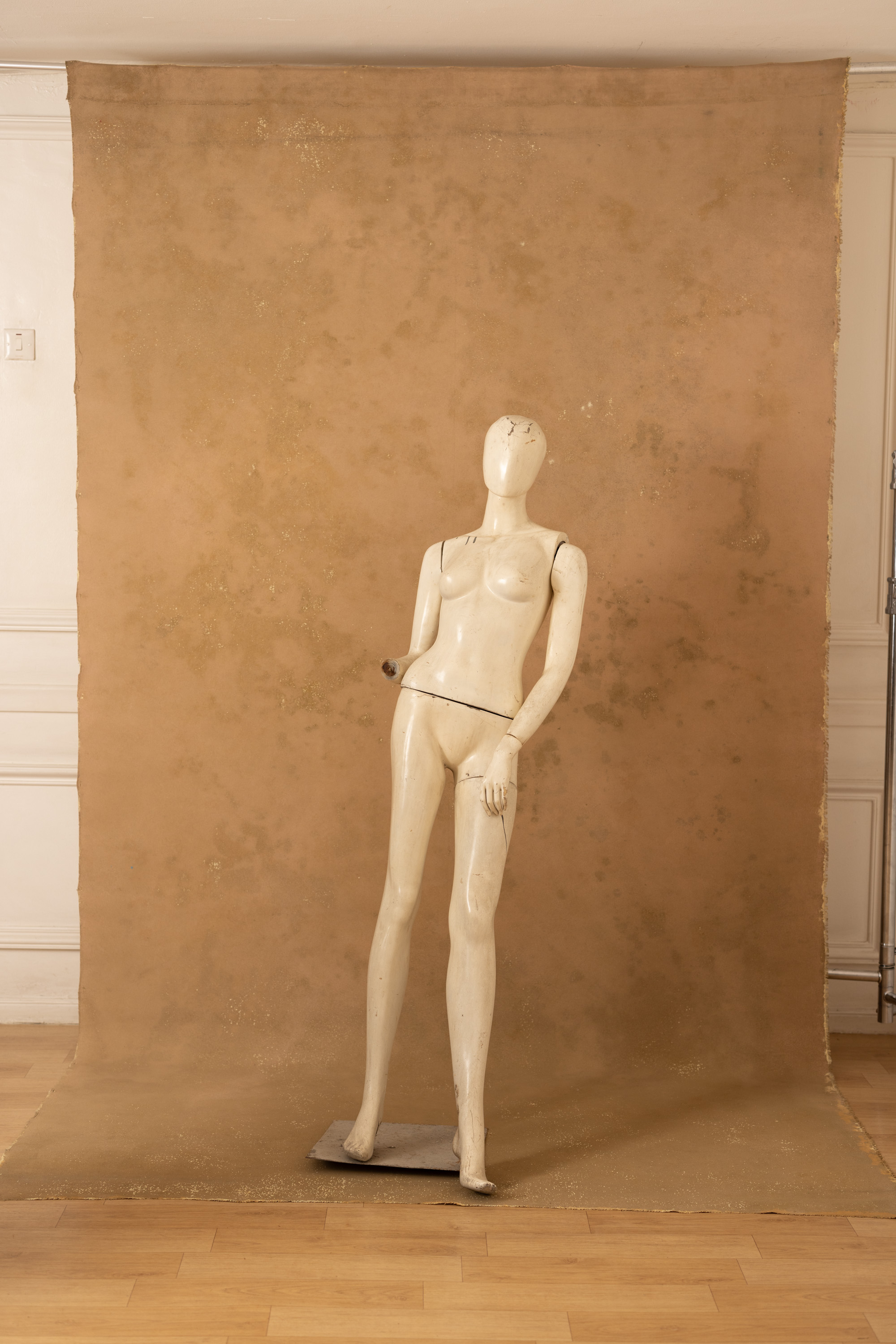 Sand and Muddy Waters Painted Canvas Backdrop (RN#417) view 8