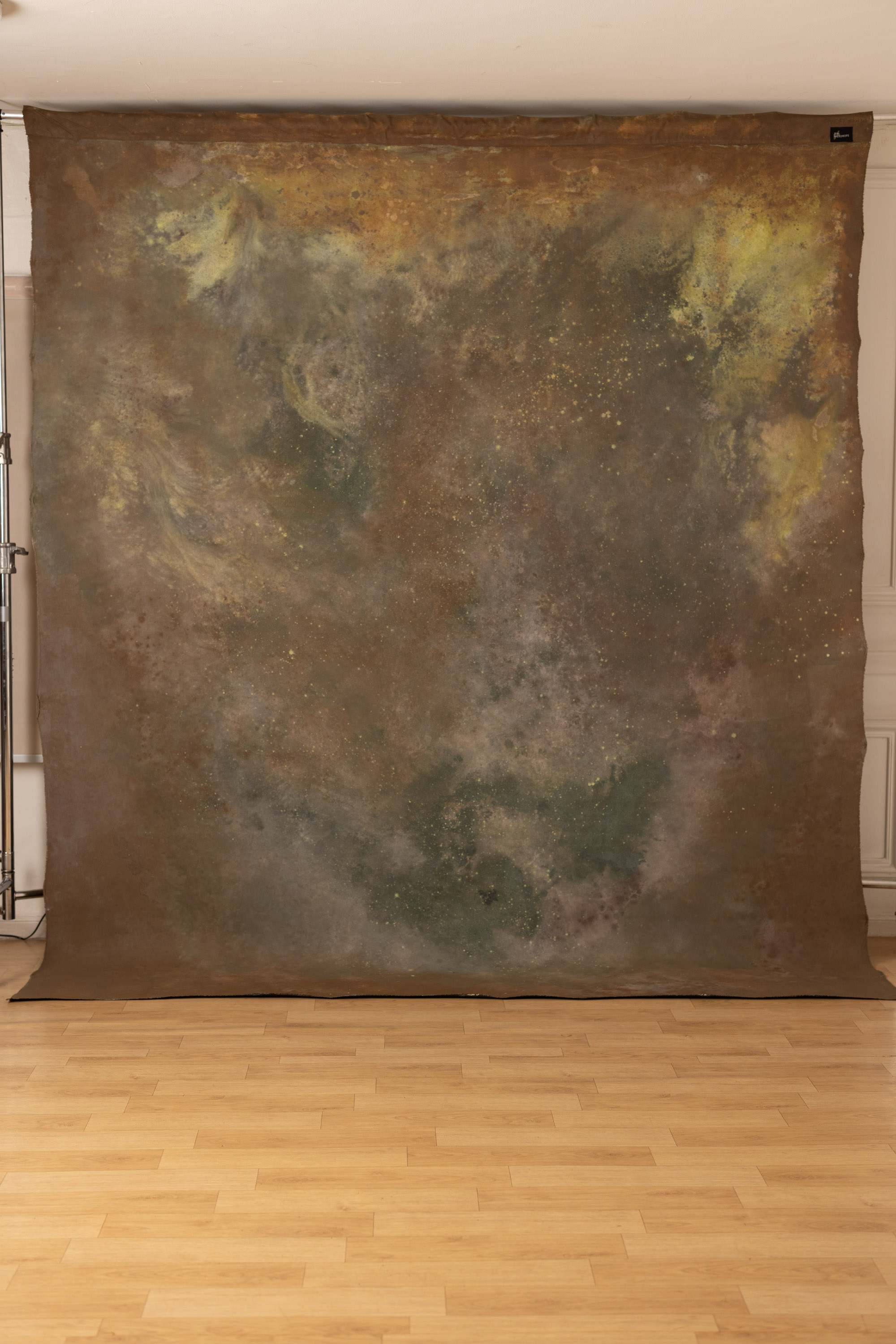 Pickled and Iroko Painted Canvas Backdrop (RN#418) view 3