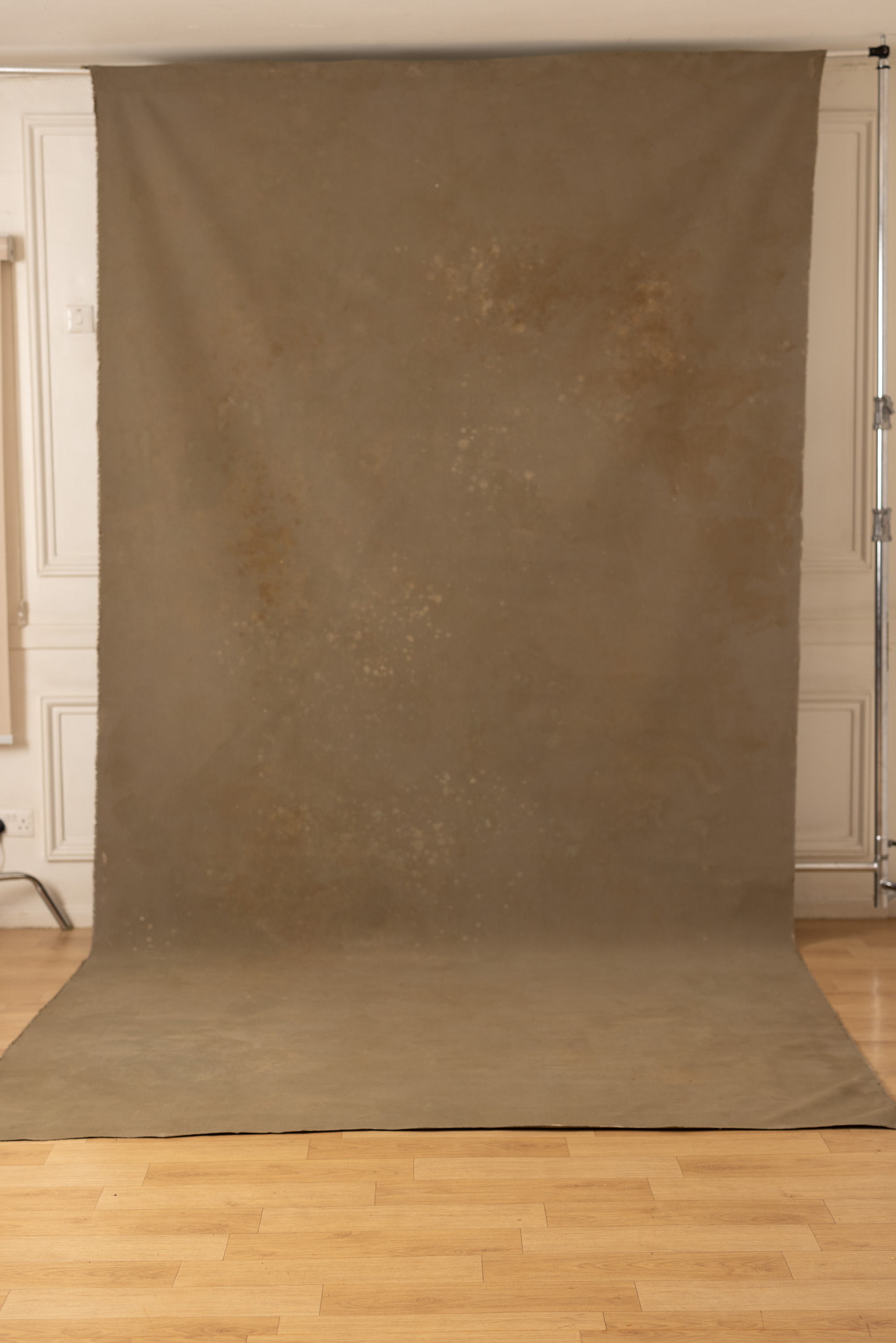 Dark Taupe Painted Canvas Backdrop (RN#426) view 2