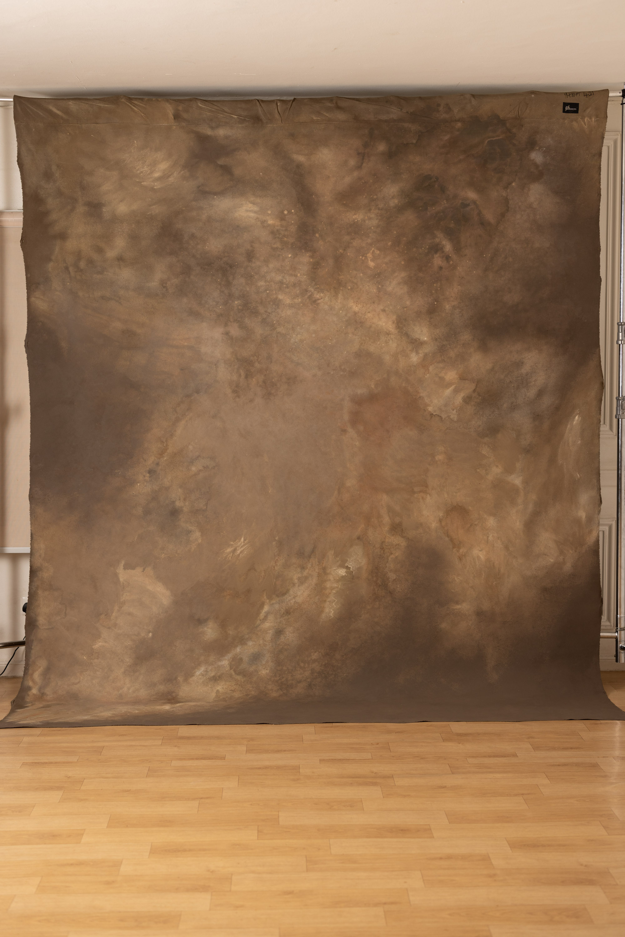 Stormy and Heathered Painted Canvas Backdrop (RN#421) view 3