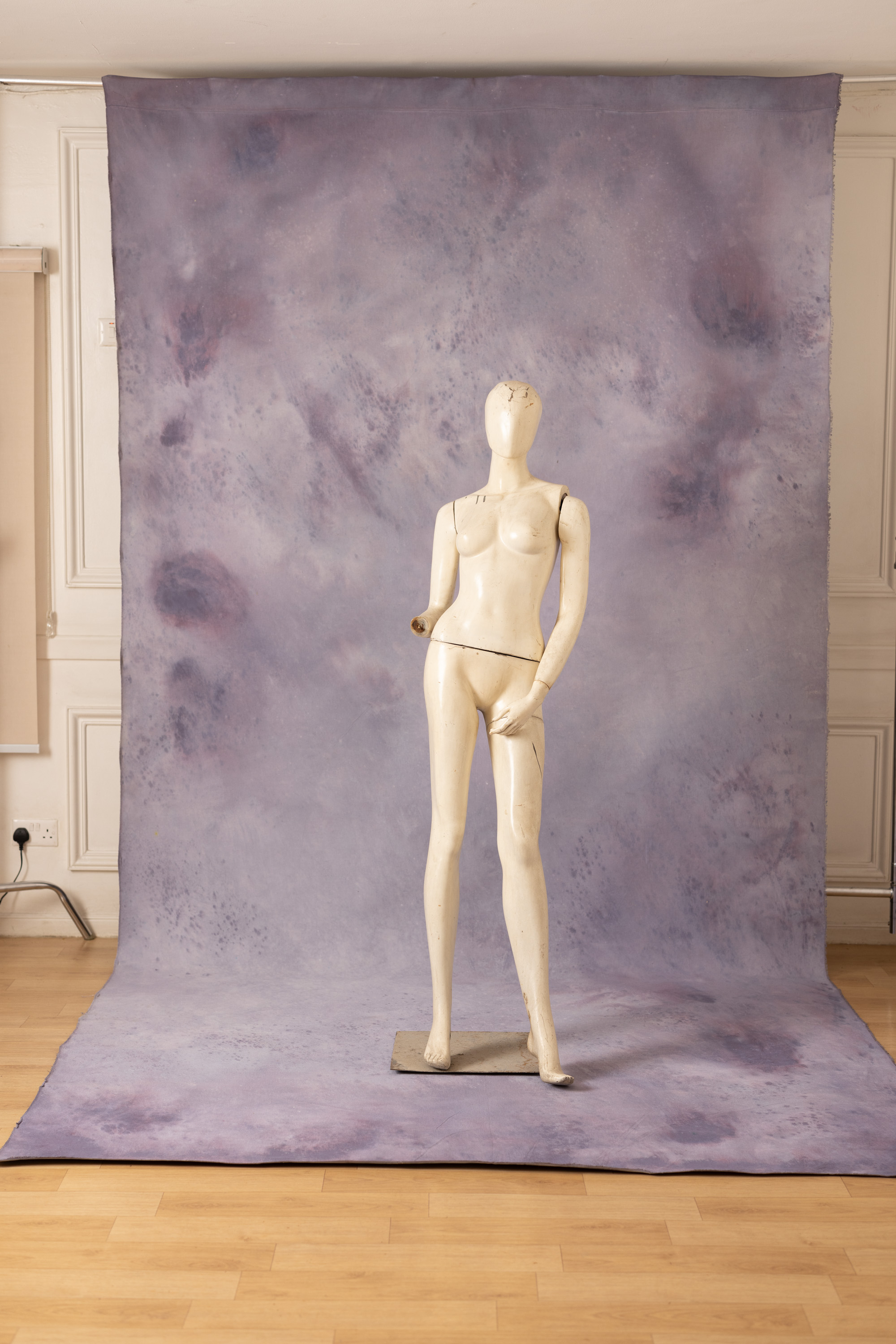 Purple Mist Painted Canvas Backdrop (RN#416) view 4