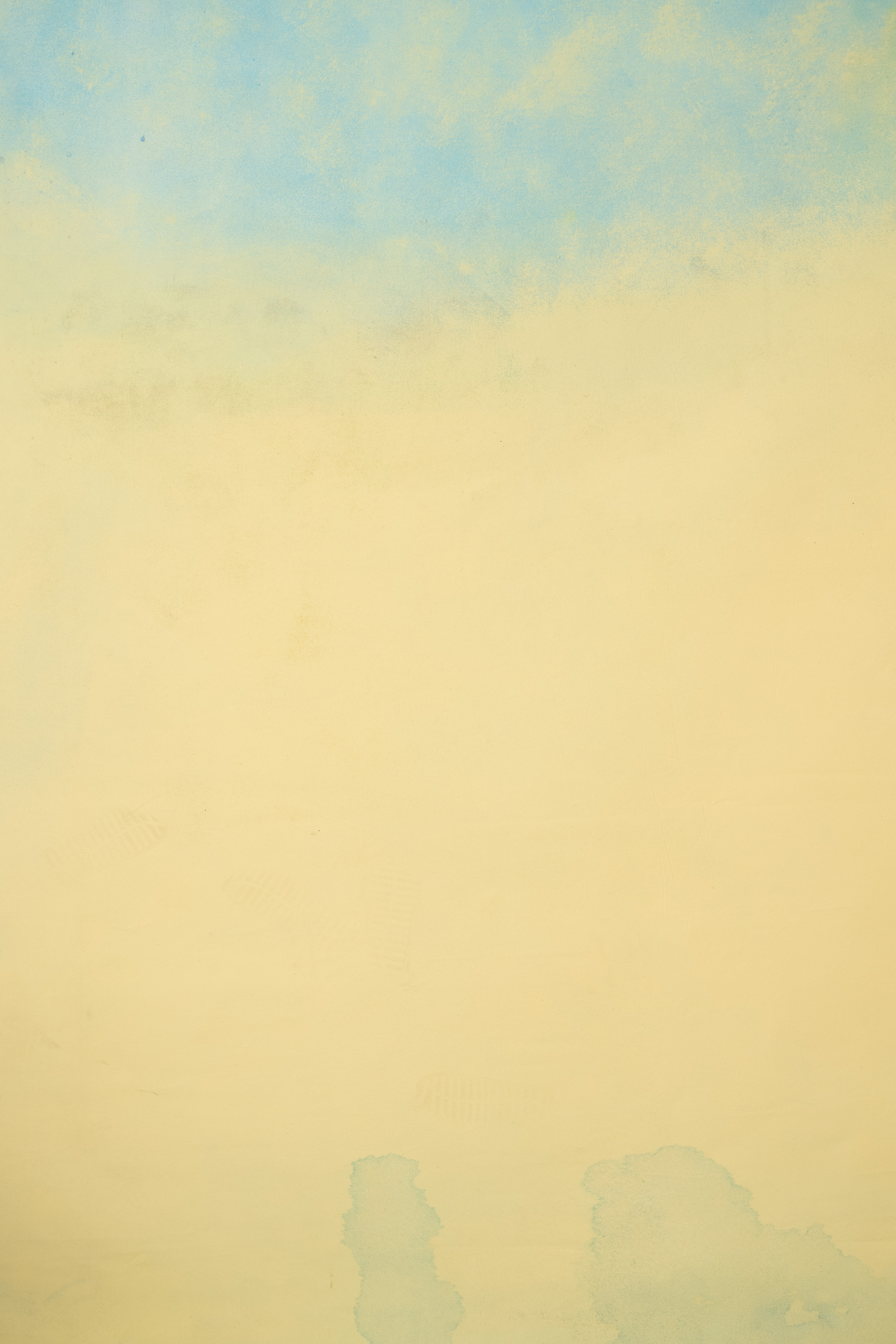 Orange Dreamscape Painted Canvas Backdrop (RN#392) view 3