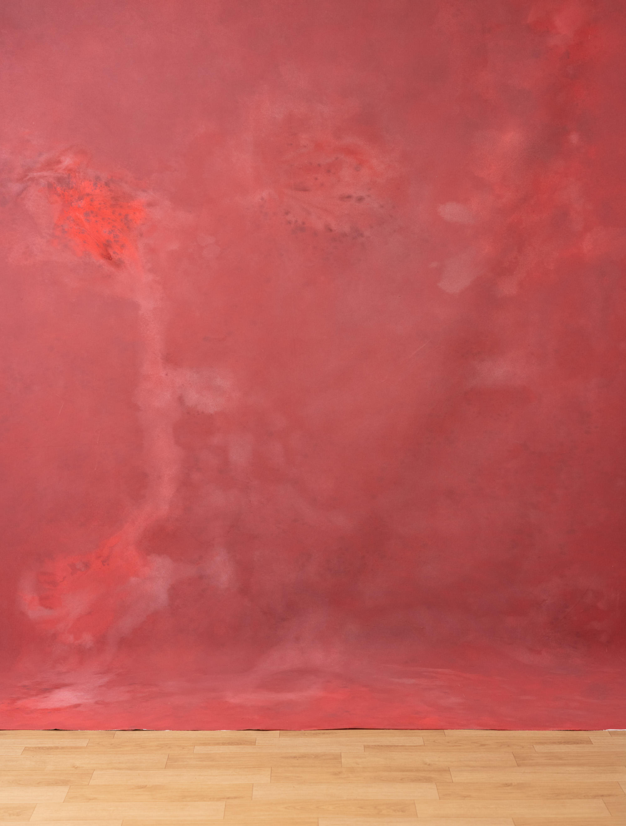 Foggy Moon Red Painted Canvas Backdrop (RN#353) view 6