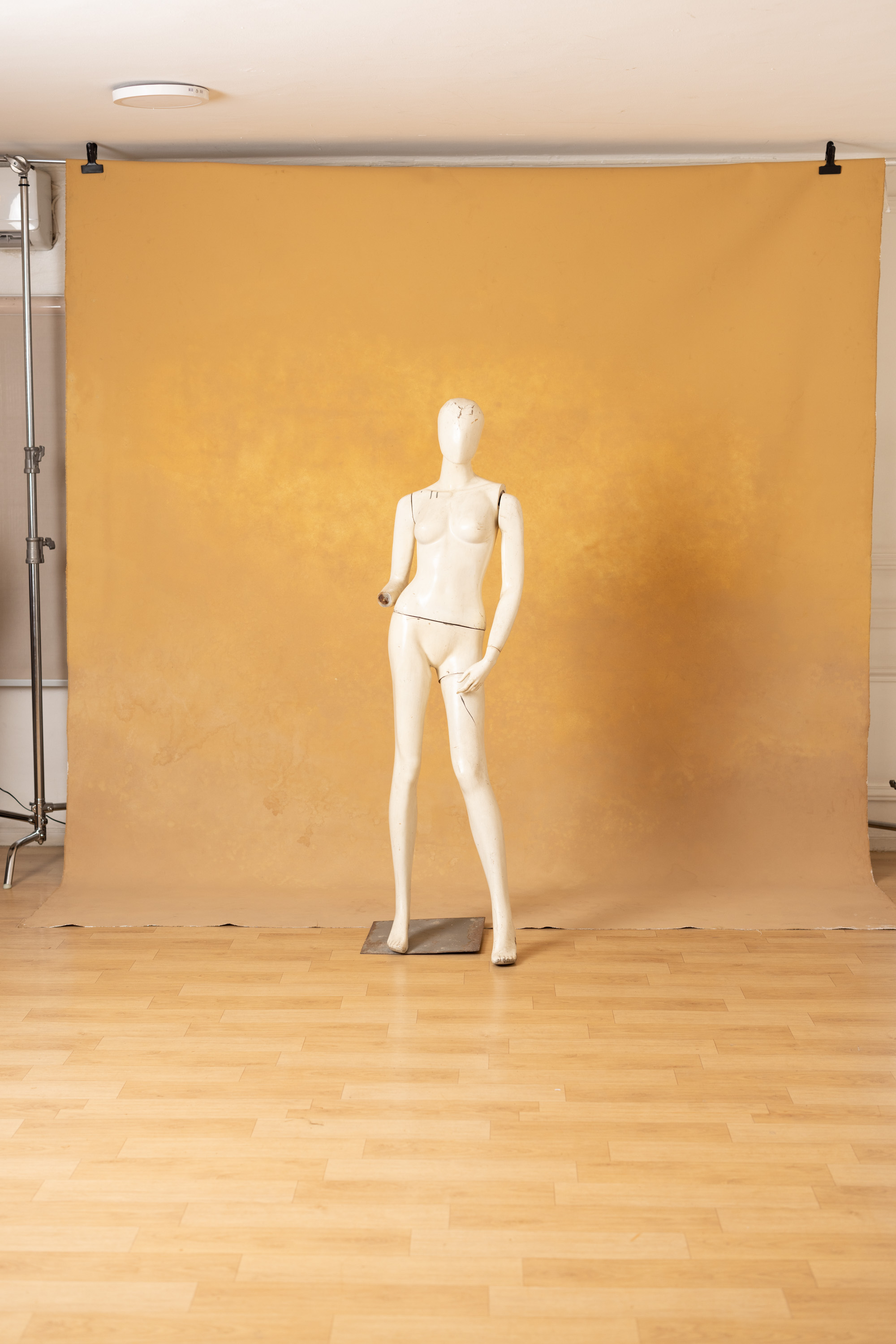 BeigeWhite  Painted Canvas Backdrop (RN#277) view 9