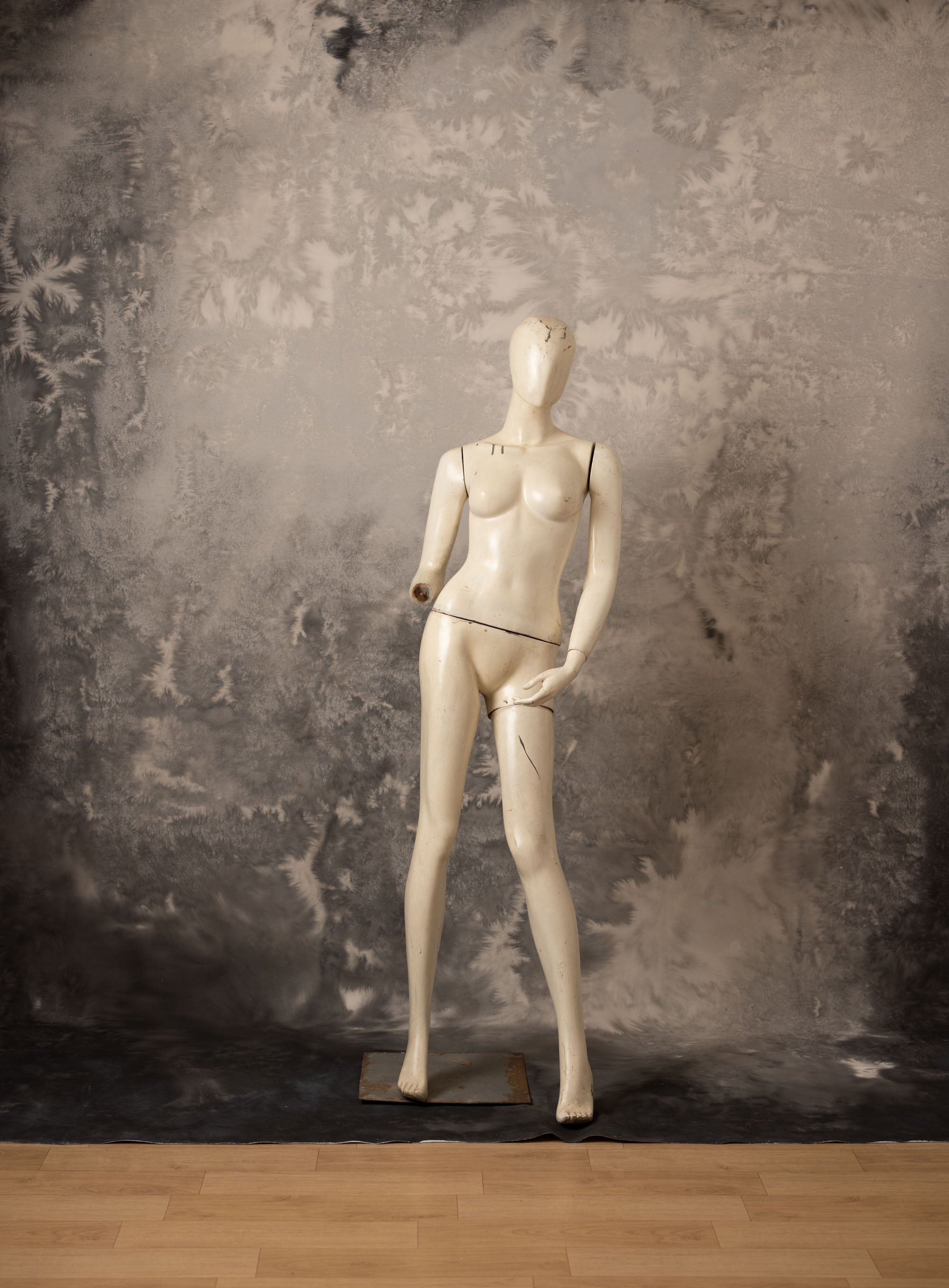 Old Town Grey Painted Canvas Backdrop (RN#344) view 9