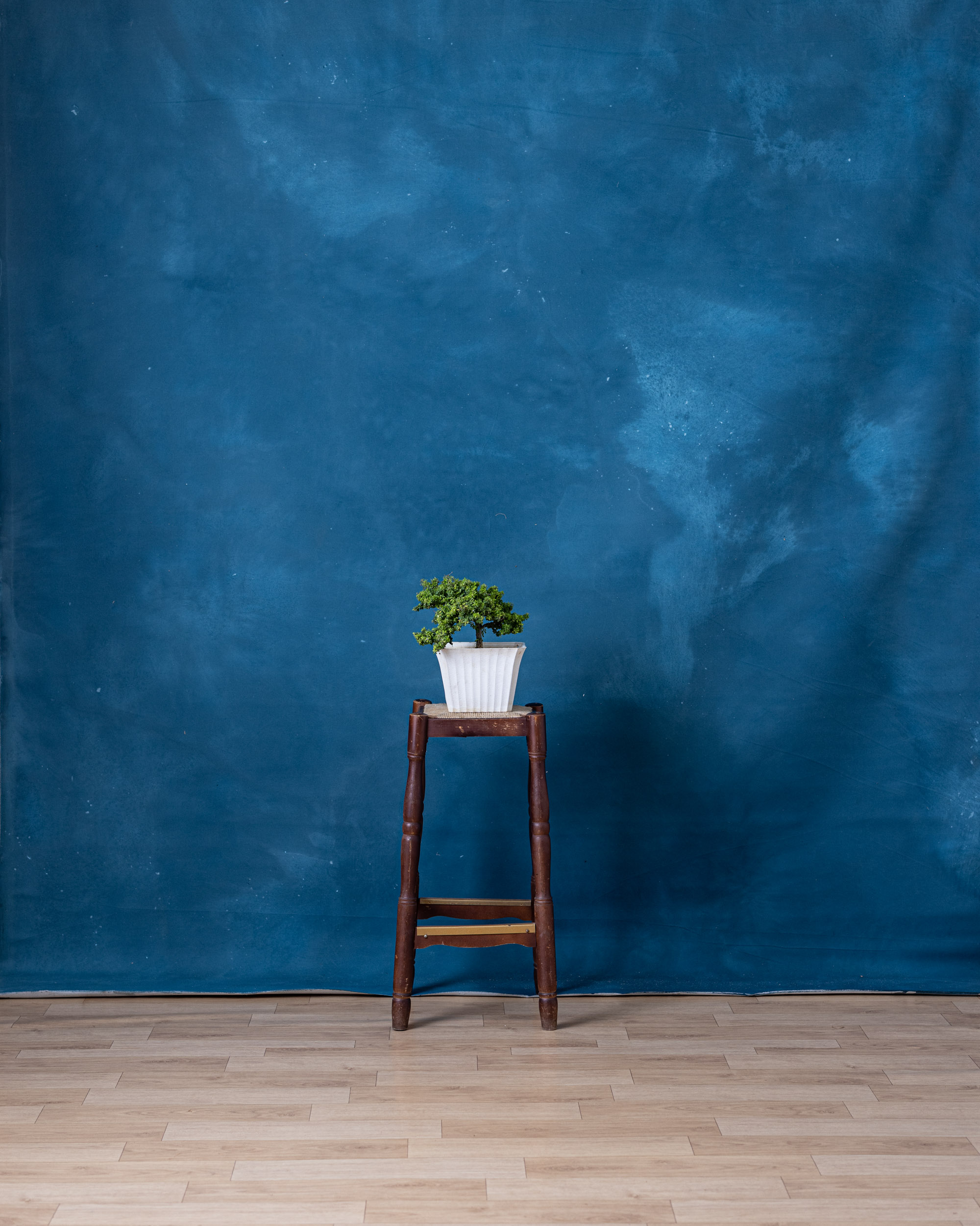 Tuna Blue Painted Canvas Backdrop (RN#278) view 3