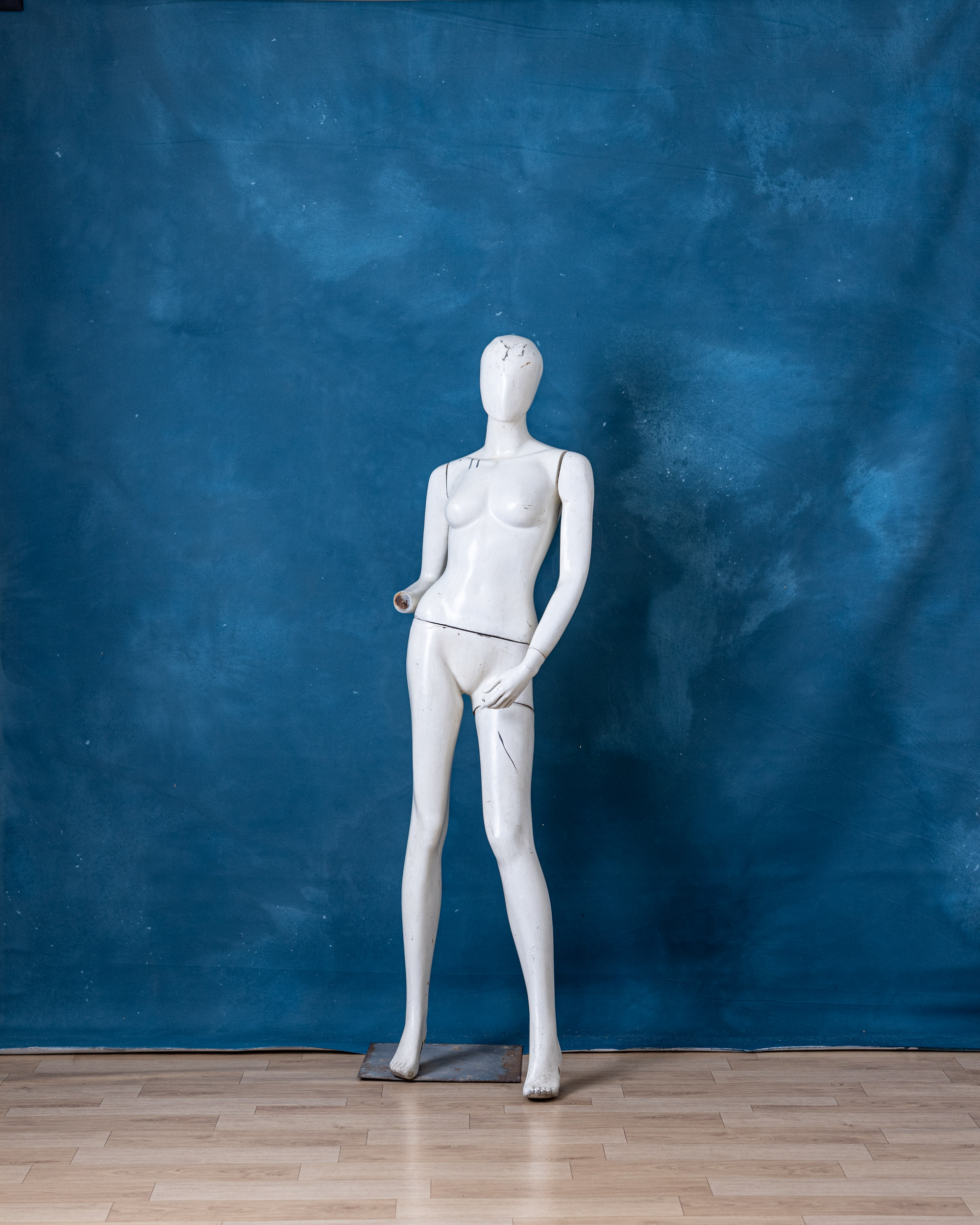 Tuna Blue Painted Canvas Backdrop (RN#278) view 4