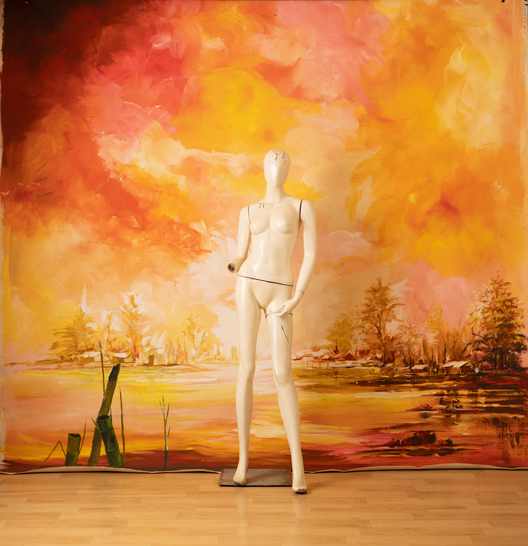Inferno Painted Canvas Backdrop (RN#261) view 4