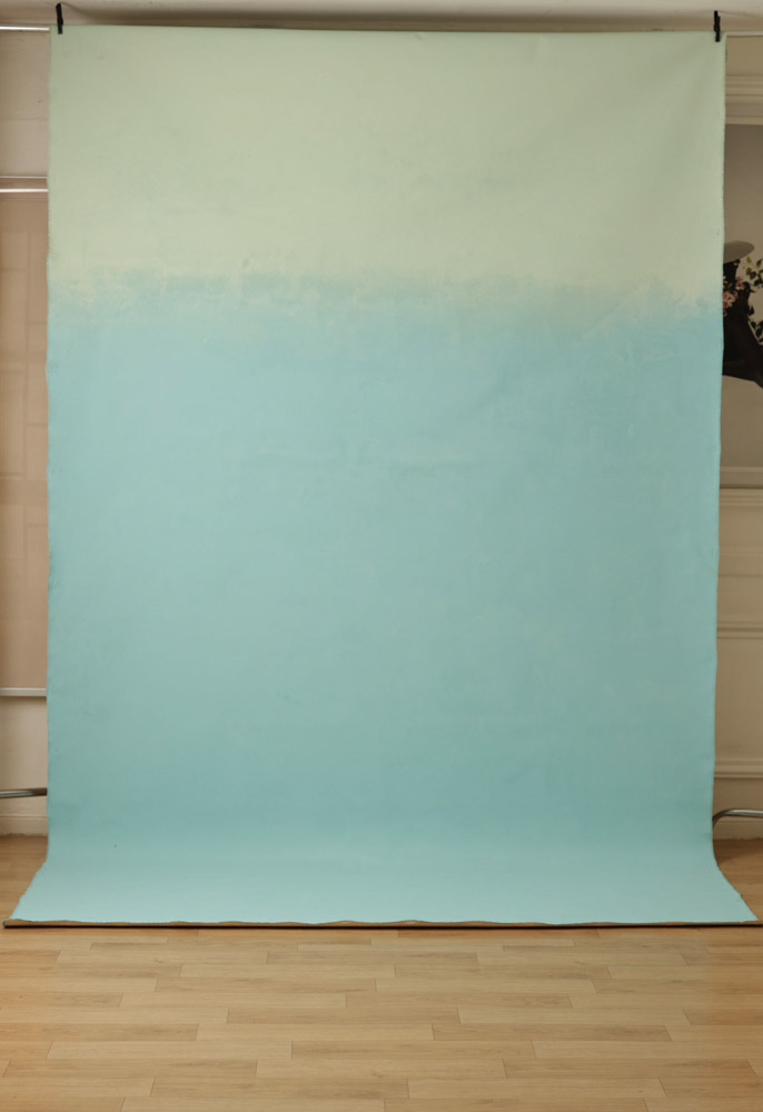 Spring Rain Painted Canvas Backdrop (RN#303) view 2