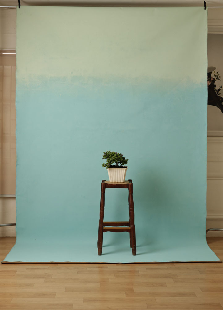 Spring Rain Painted Canvas Backdrop (RN#303) view 3