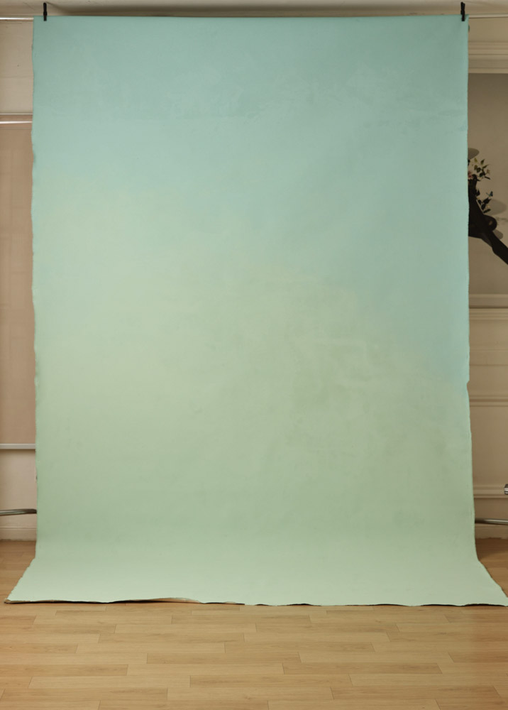 Sweet Mint Painted Canvas Backdrop (RN#304) view 2