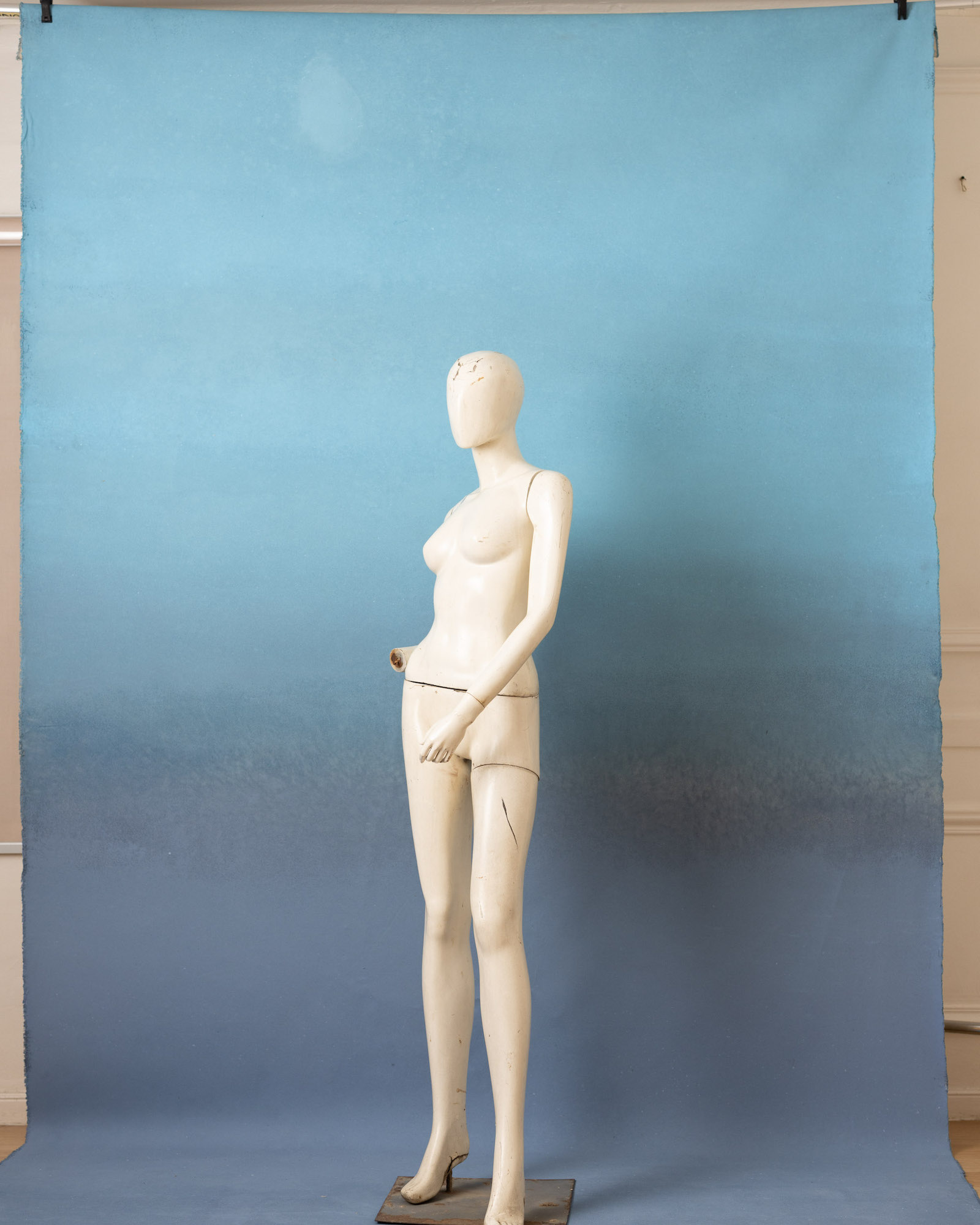 Blue Yonder Painted Canvas Backdrop (RN#252) view 4