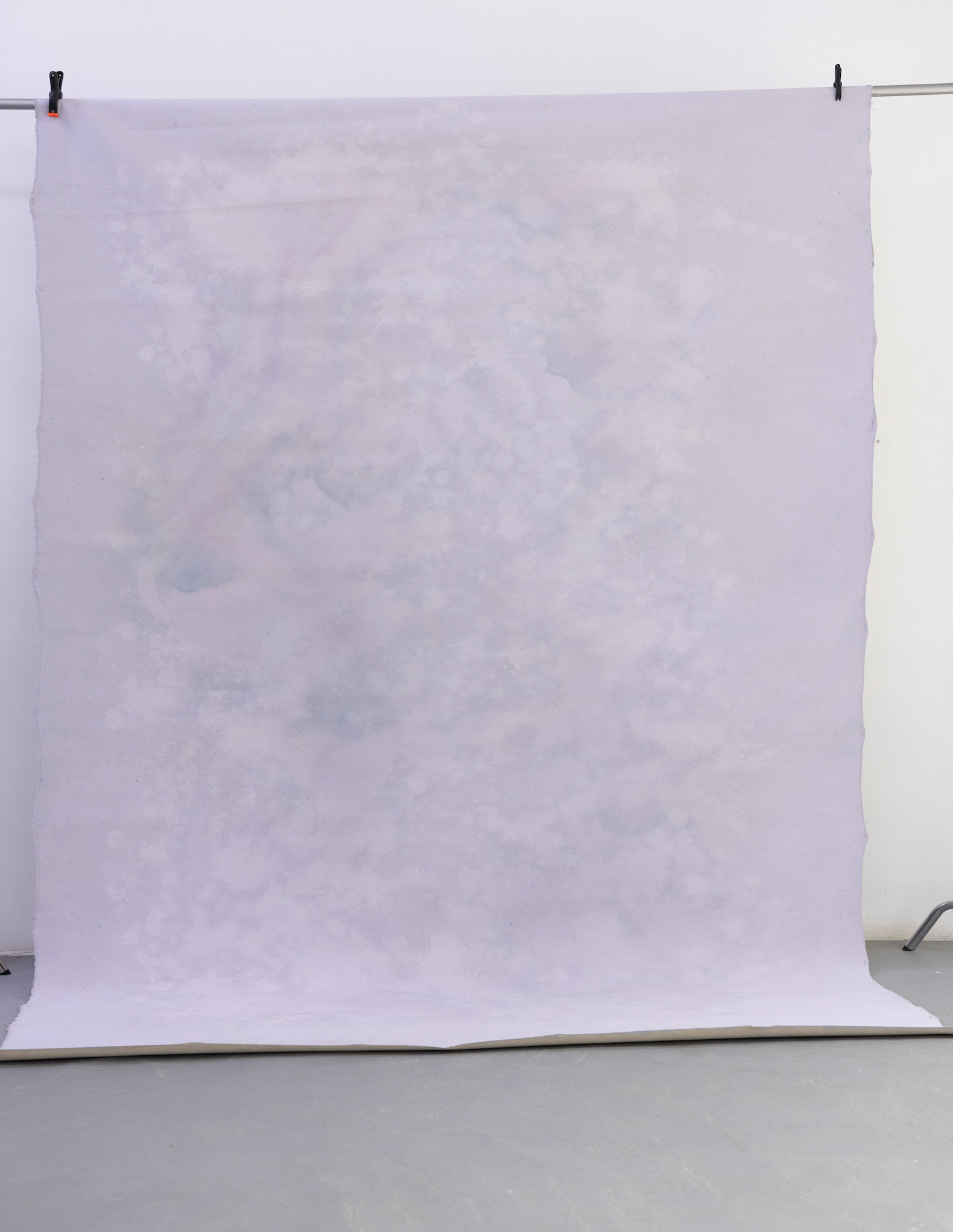 Petite Orchid Painted Canvas Backdrop (RN#211) view 2
