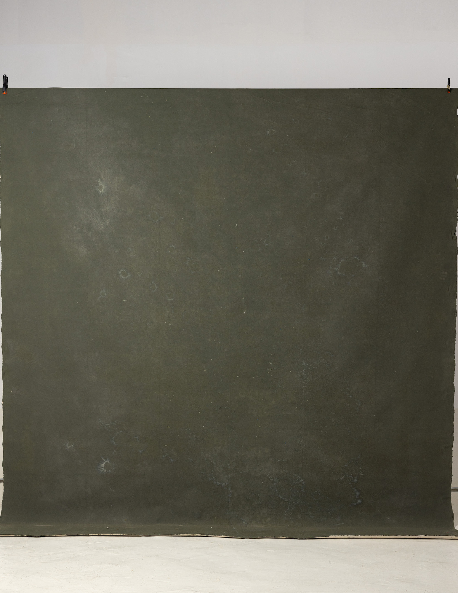 Dark Green Painted Canvas Backdrop (RN#238) view 2