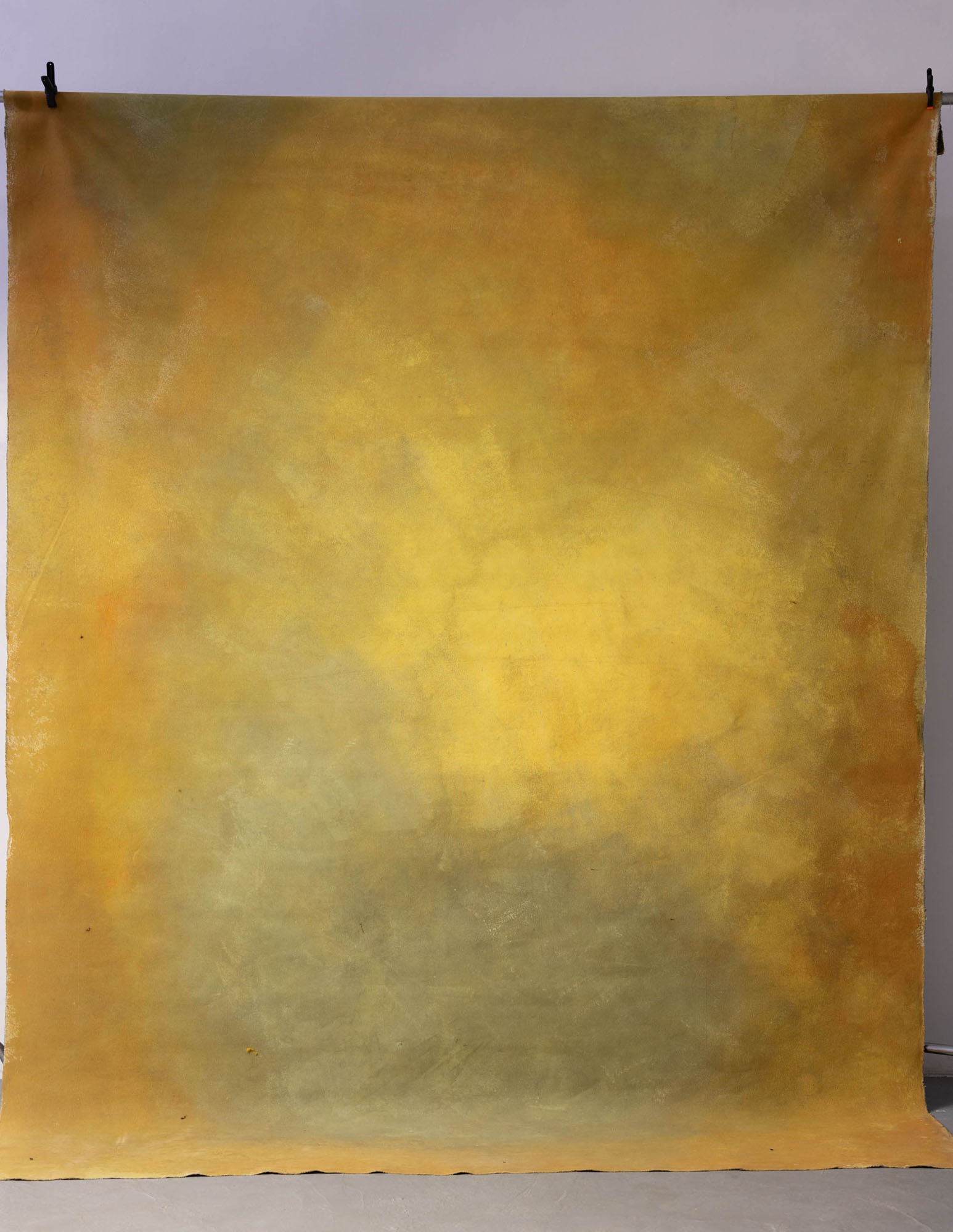 Coffee Cream Painted Canvas Backdrop (RN#59) view 4