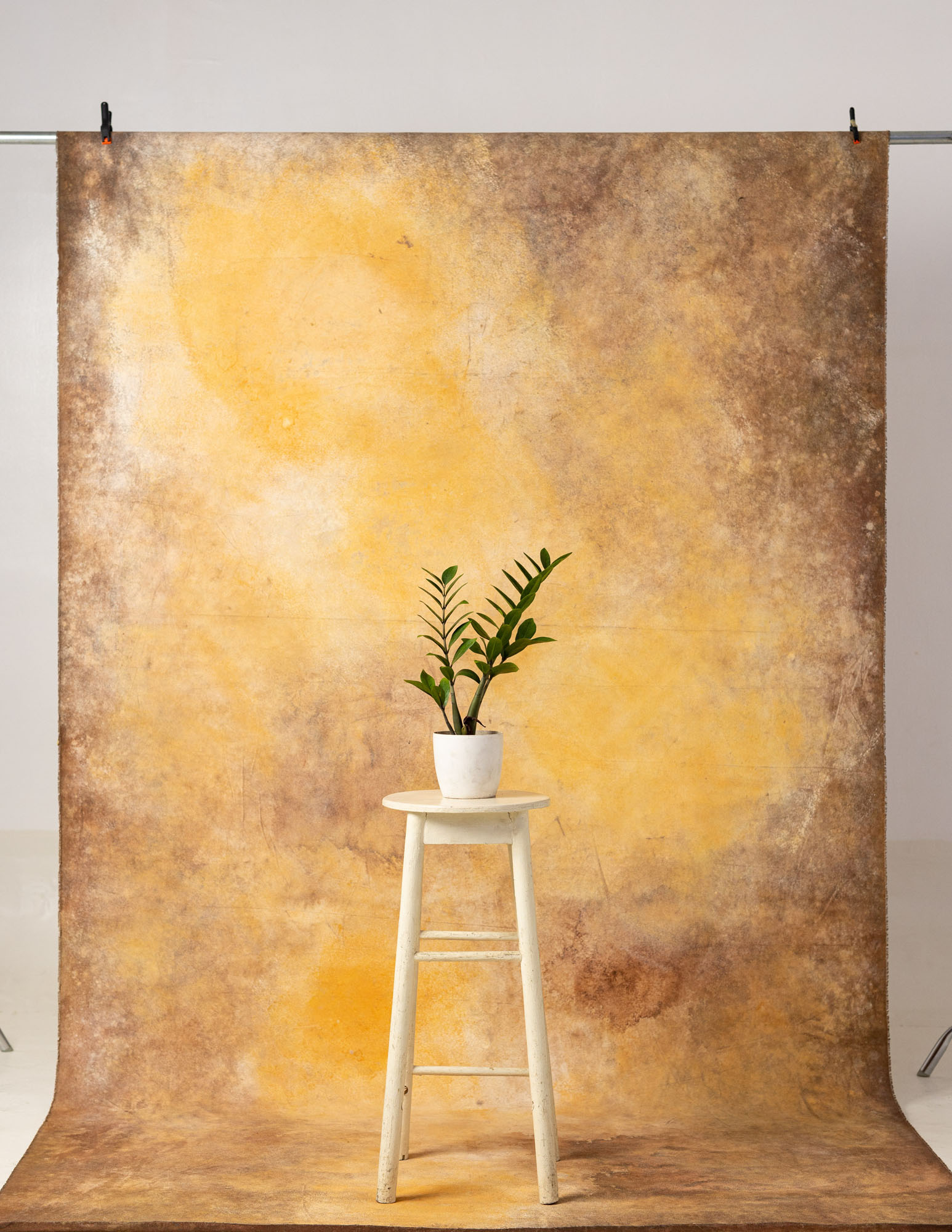 Apricot Painted Canvas Backdrop (RN#19) view 3