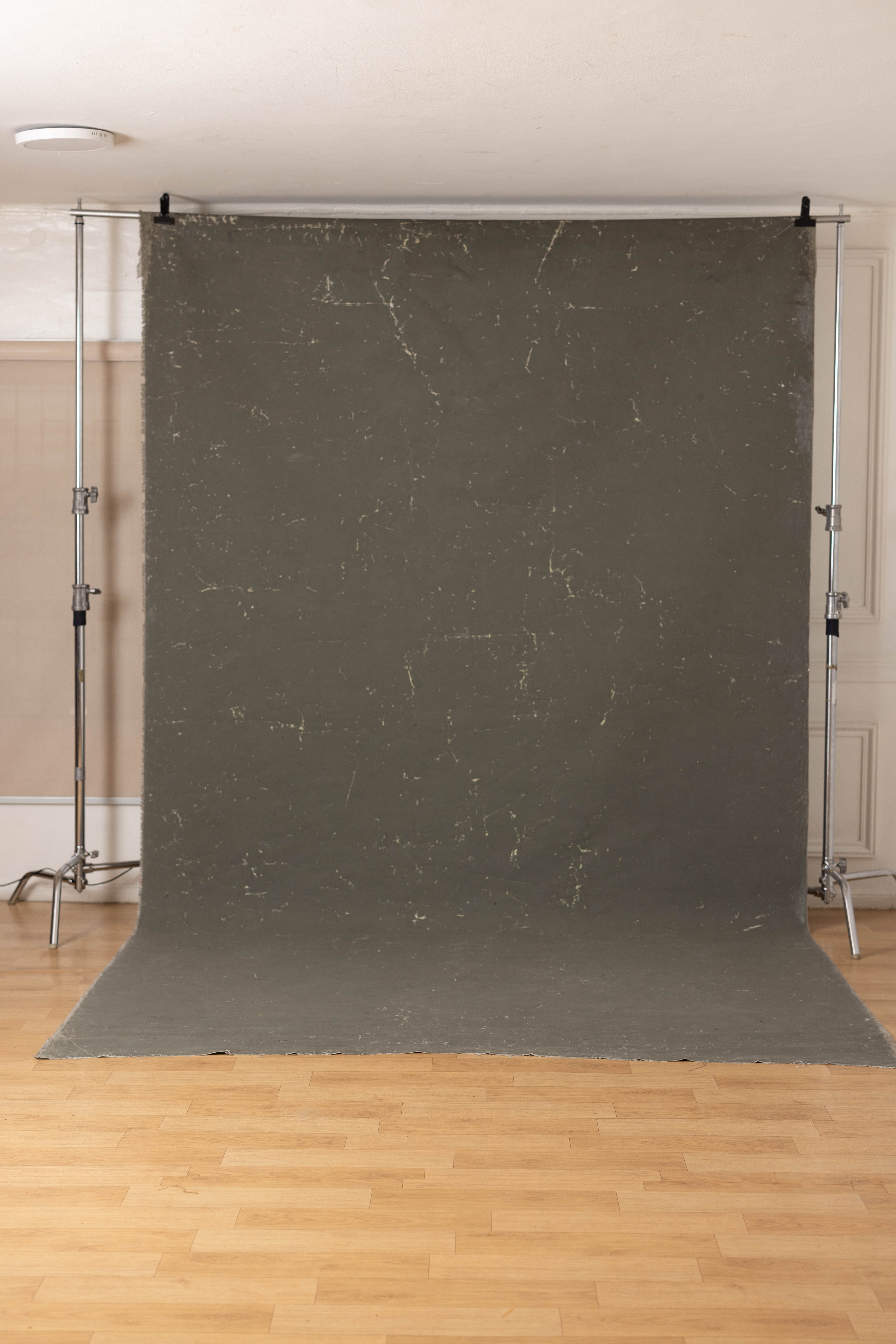 Pale Nickel and Liver Painted Canvas Backdrop (RN#46) view 4