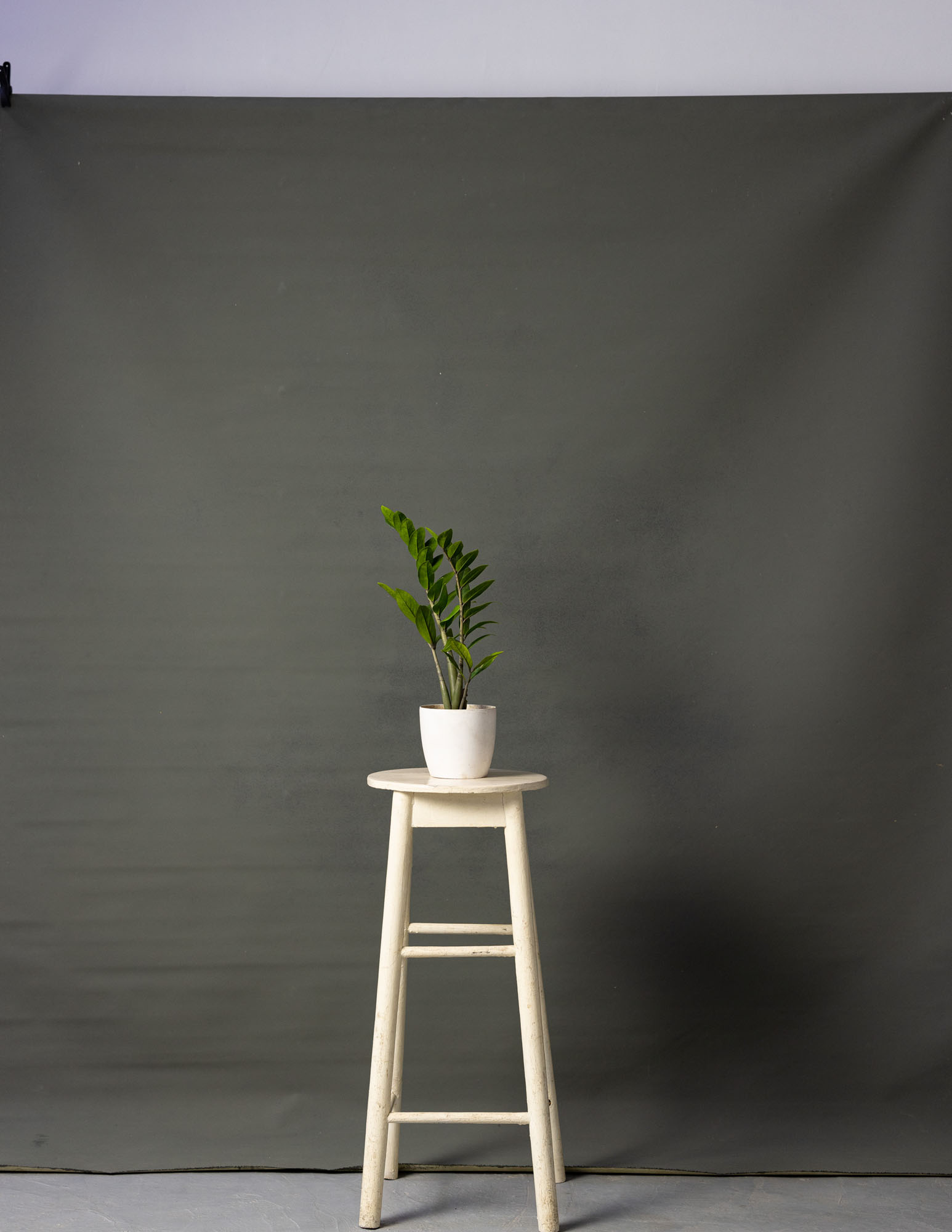 Rock Brown Painted Canvas Backdrop (RN#47) view 2