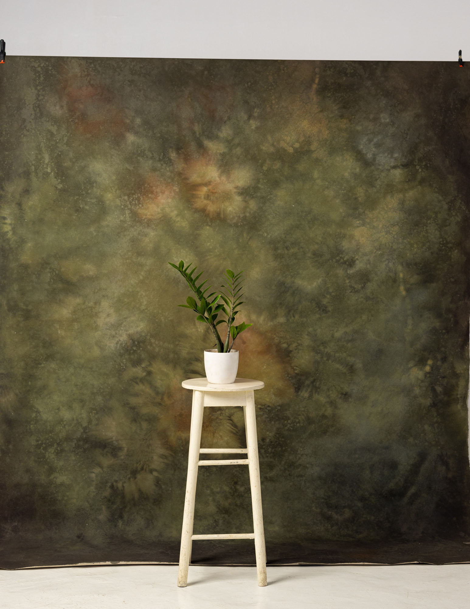 Forest Brown Painted Canvas Backdrop (RN#142) view 3