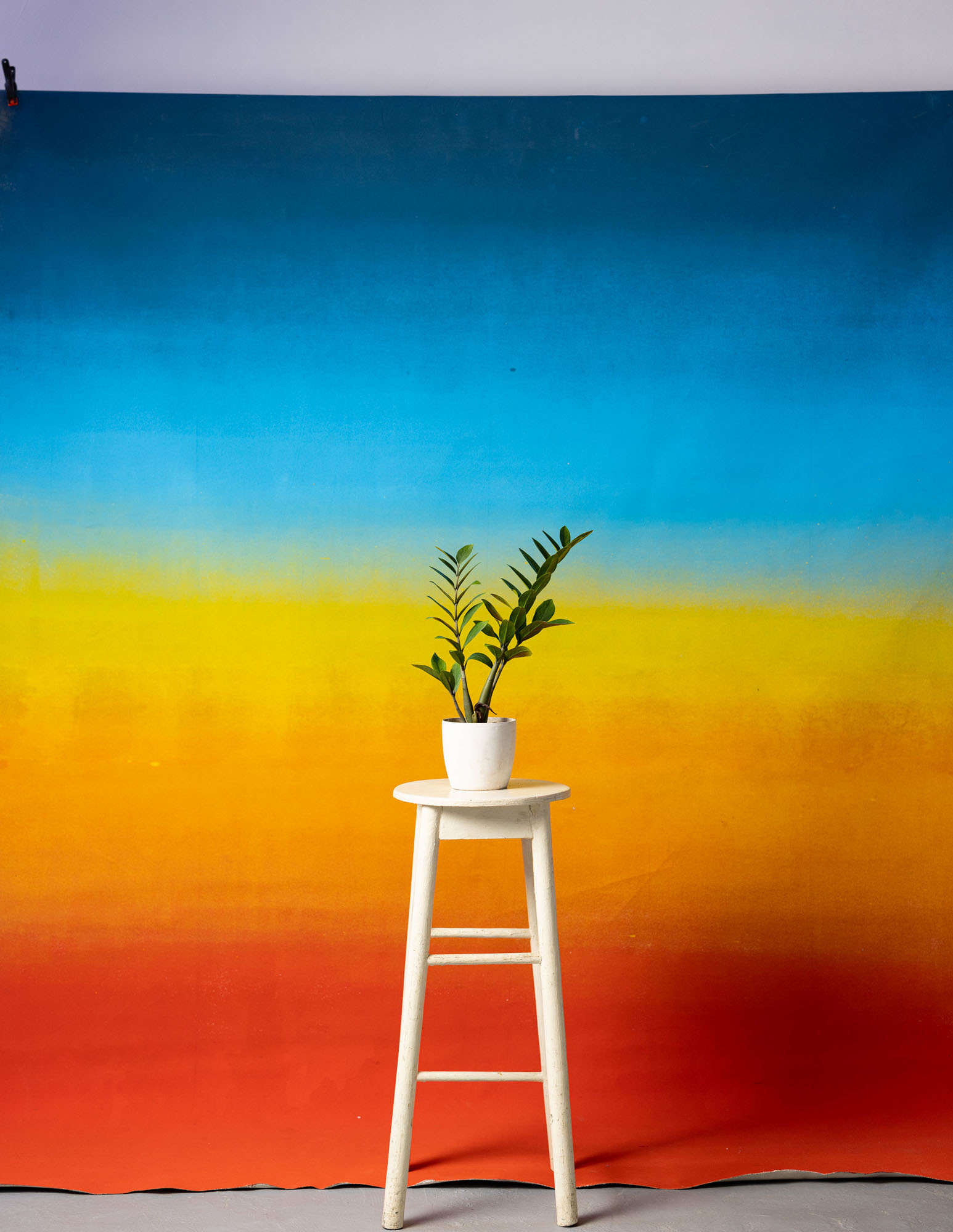 Sunset Painted Canvas Backdrop (RN#201) view 3