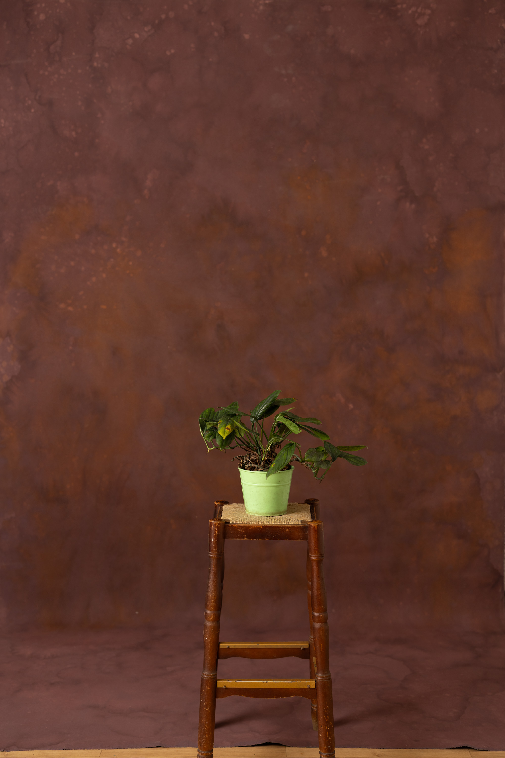 Copper Patina Painted Canvas Backdrop (RN#08) view 4