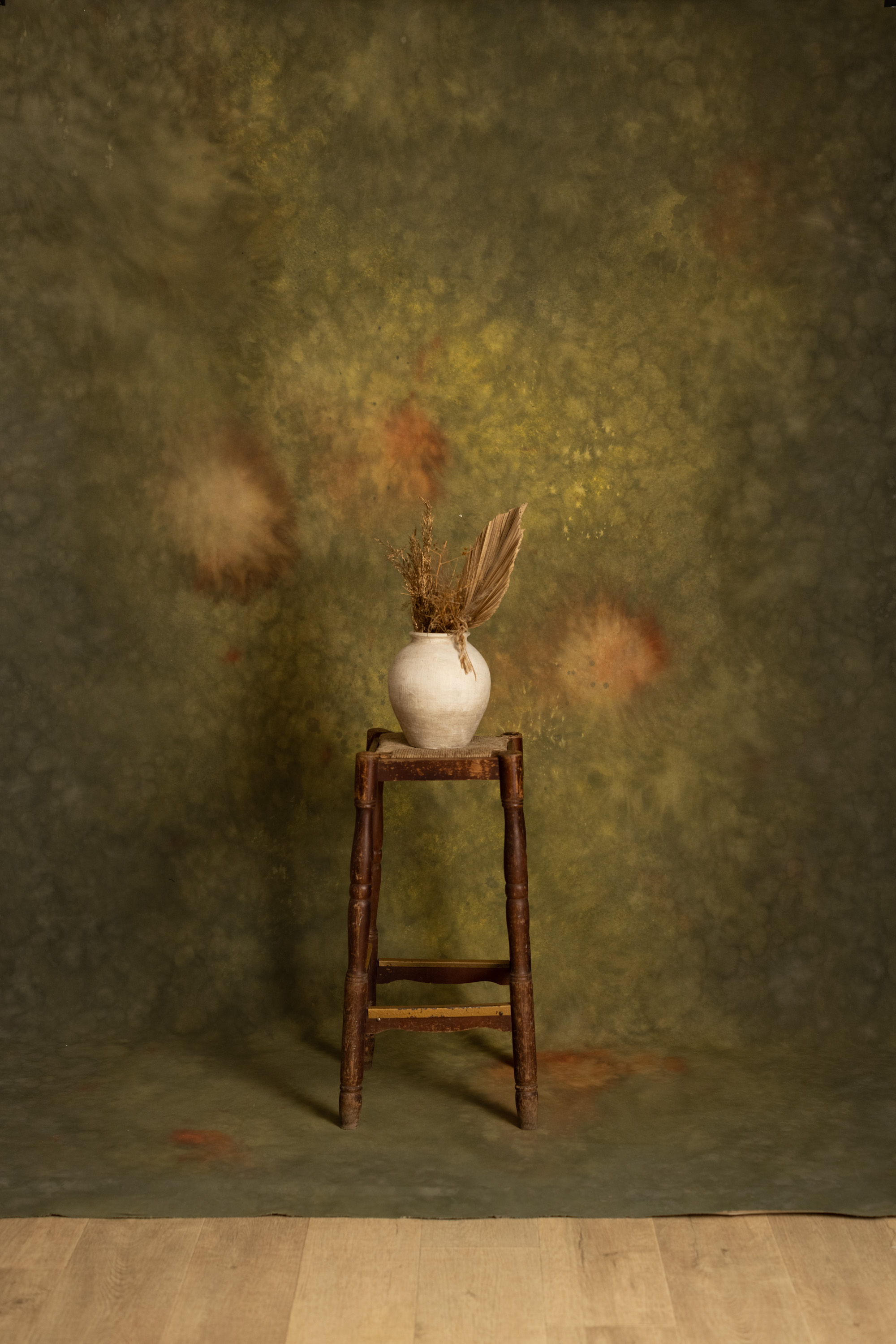 Pesto Painted Canvas Backdrop (RN#560)