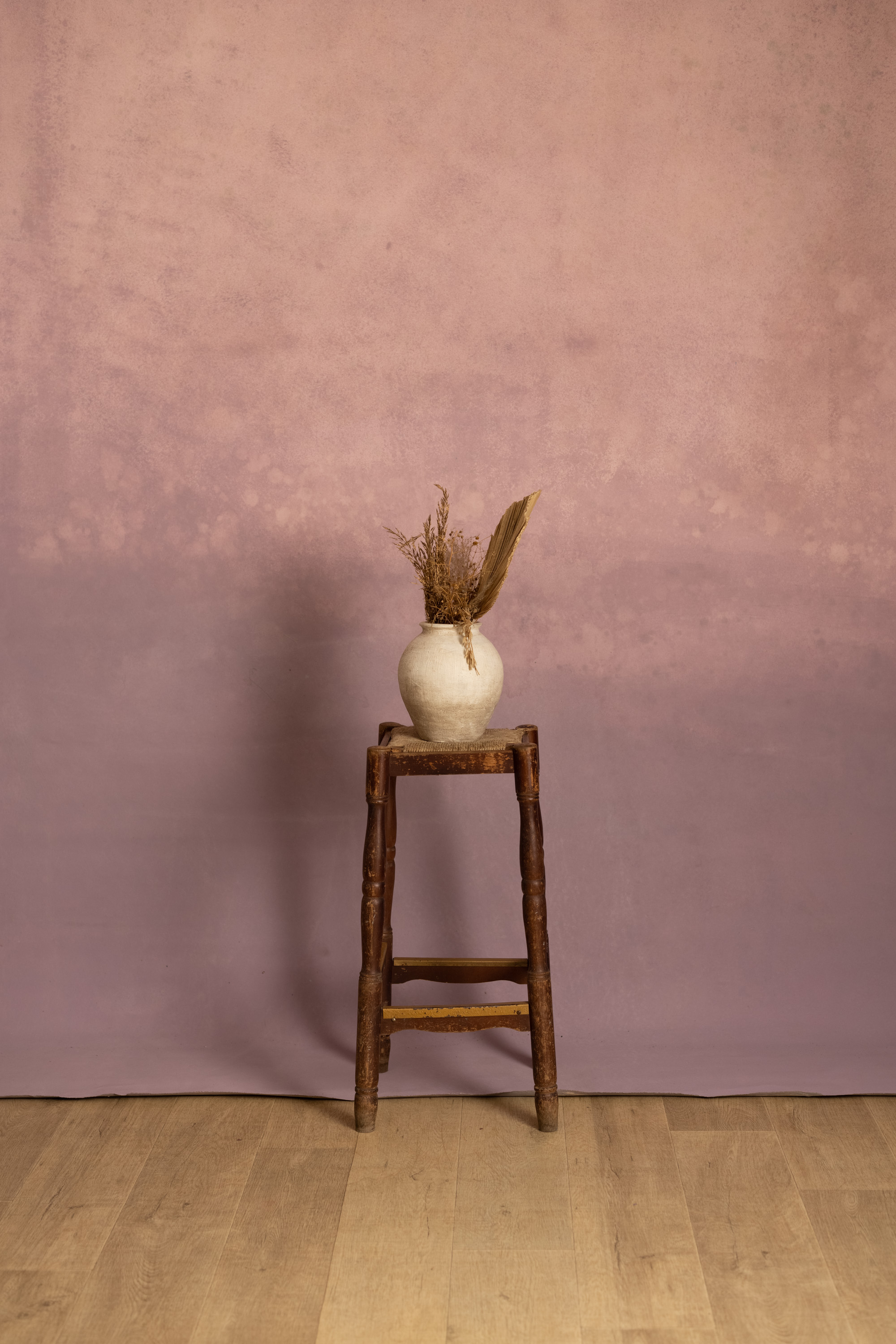 Rose Dust Painted Canvas Backdrop (RN#559)