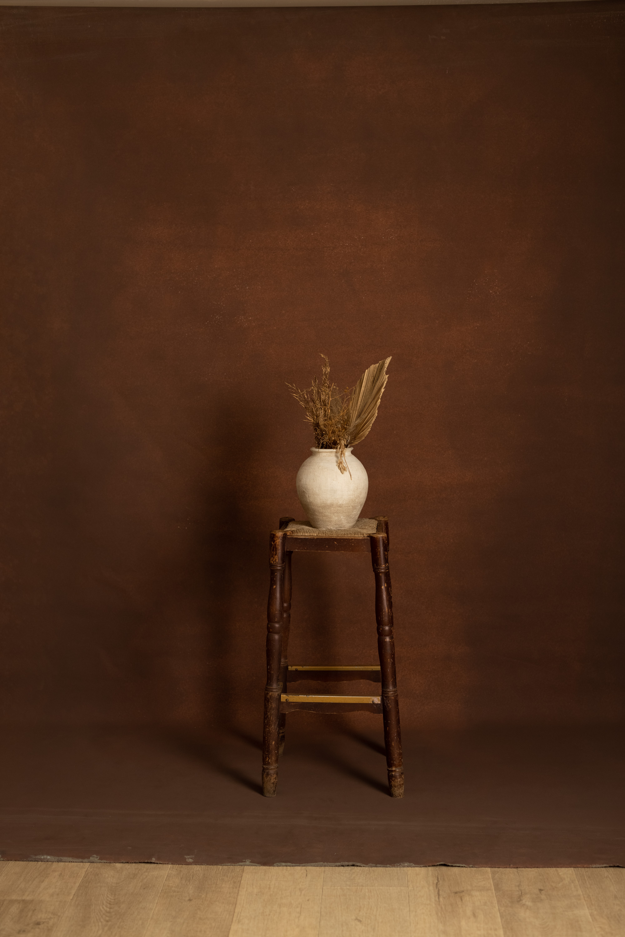Moss Cinnamon Painted Canvas Backdrop (RN#563) view 4