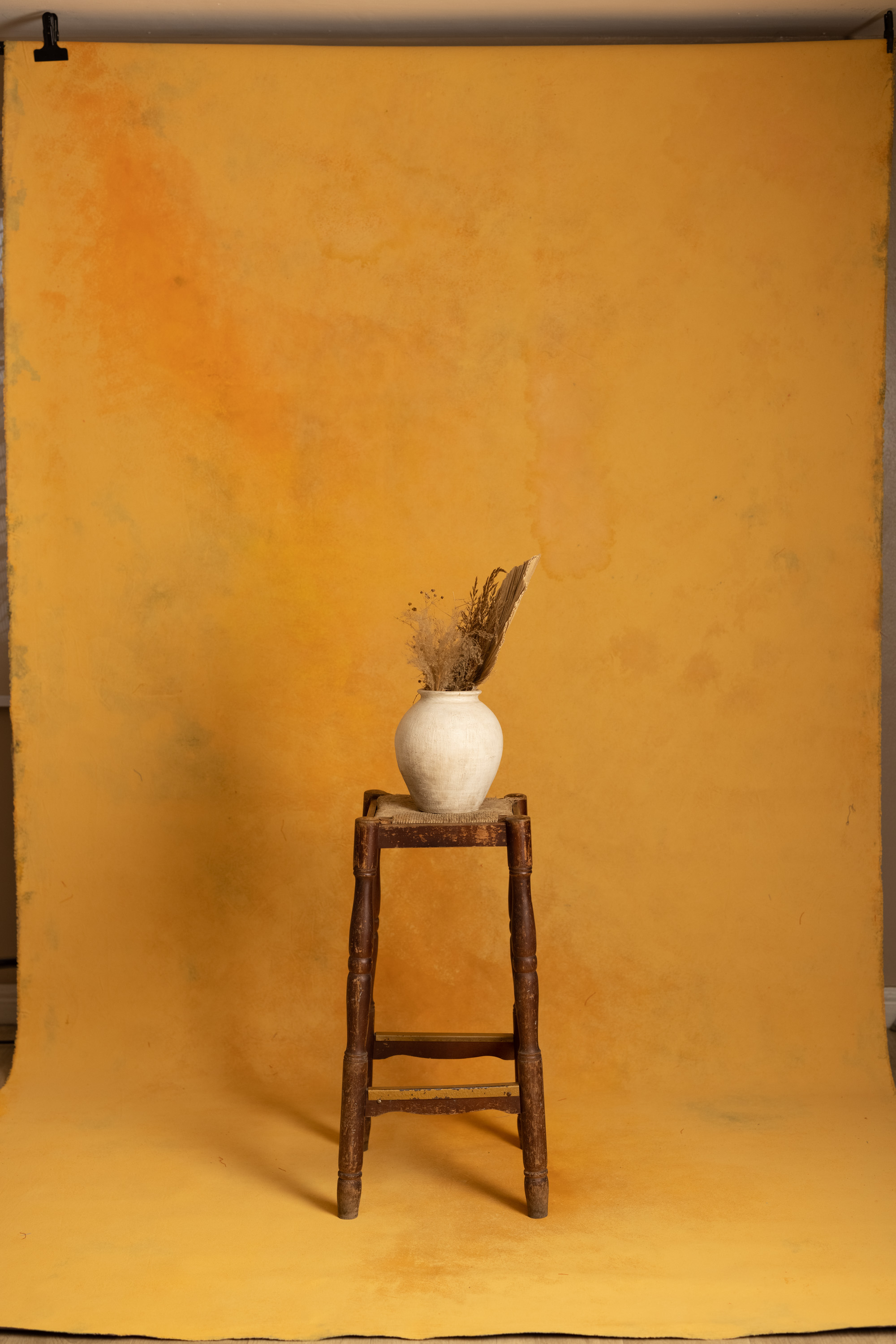 Marigold Puce Painted Canvas Backdrop (RN#568) view 4