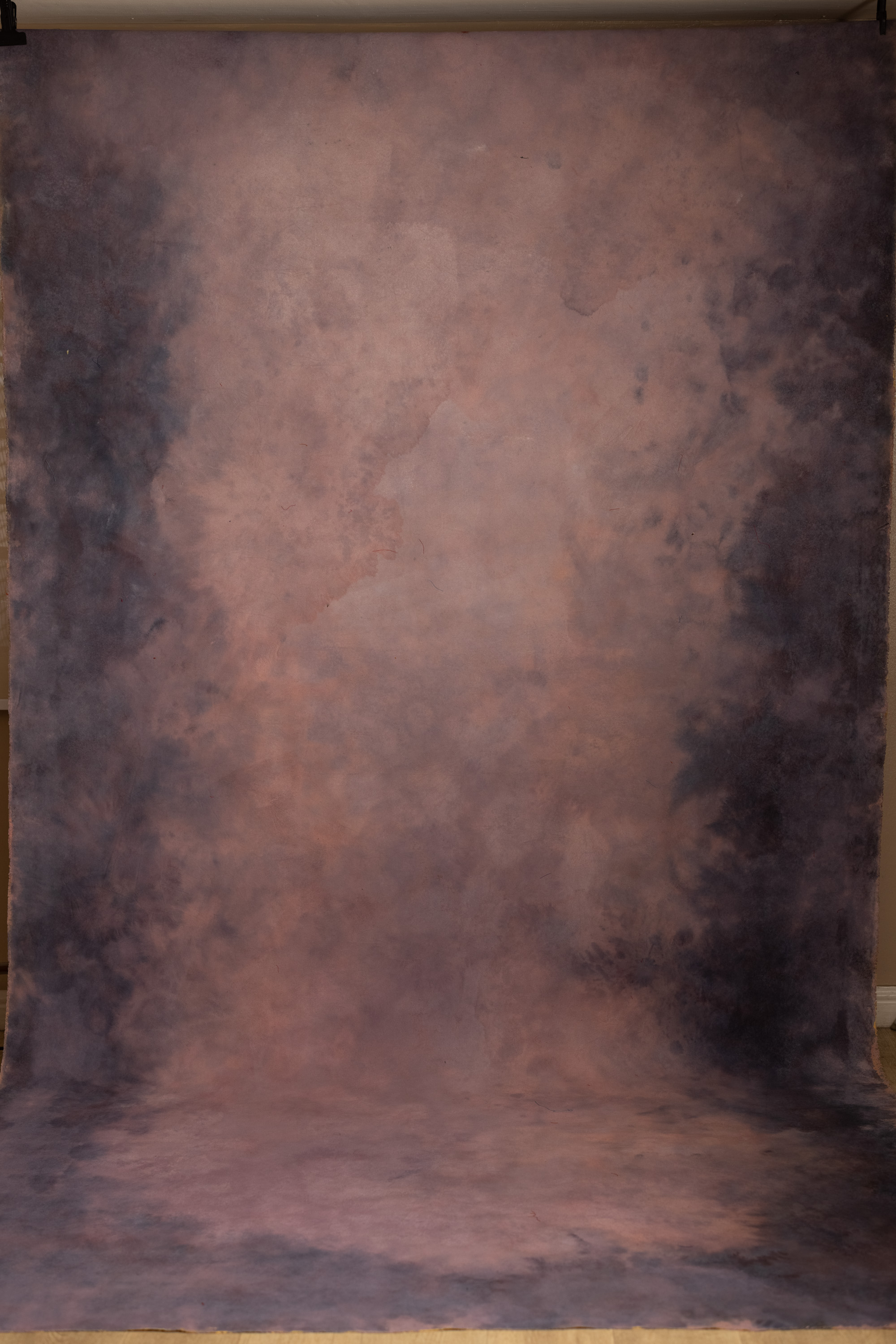 Marigold Puce Painted Canvas Backdrop (RN#568) view 3